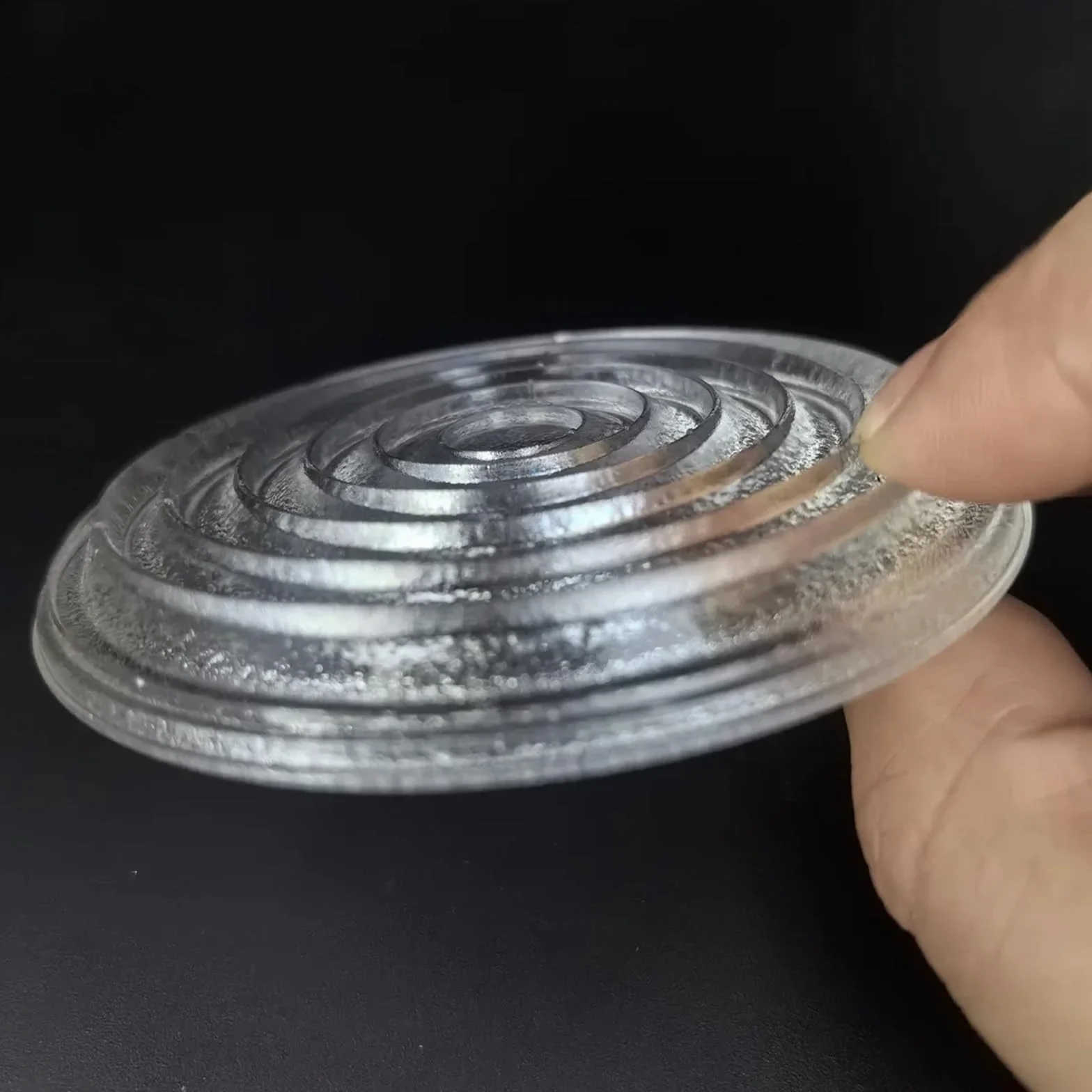 Lentille de Fresnel en Verre borosilicaté de 80 mm de diamètre, 1 pièce, for projecteur, Lampe de scène, Film, télévision, Filament de tungstène