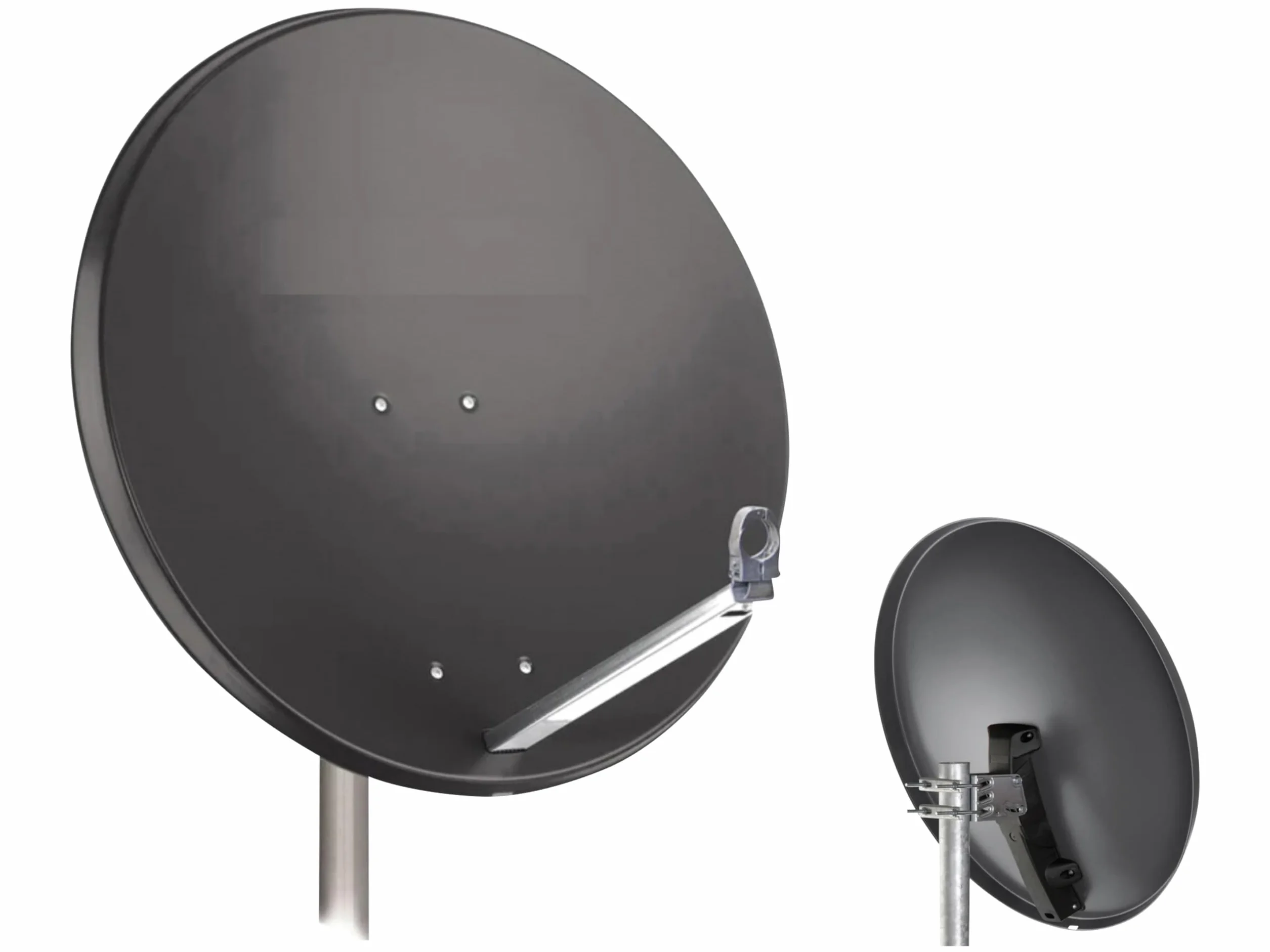 Opticum X80 Satellite Antenna anthracite 80 cm en acier