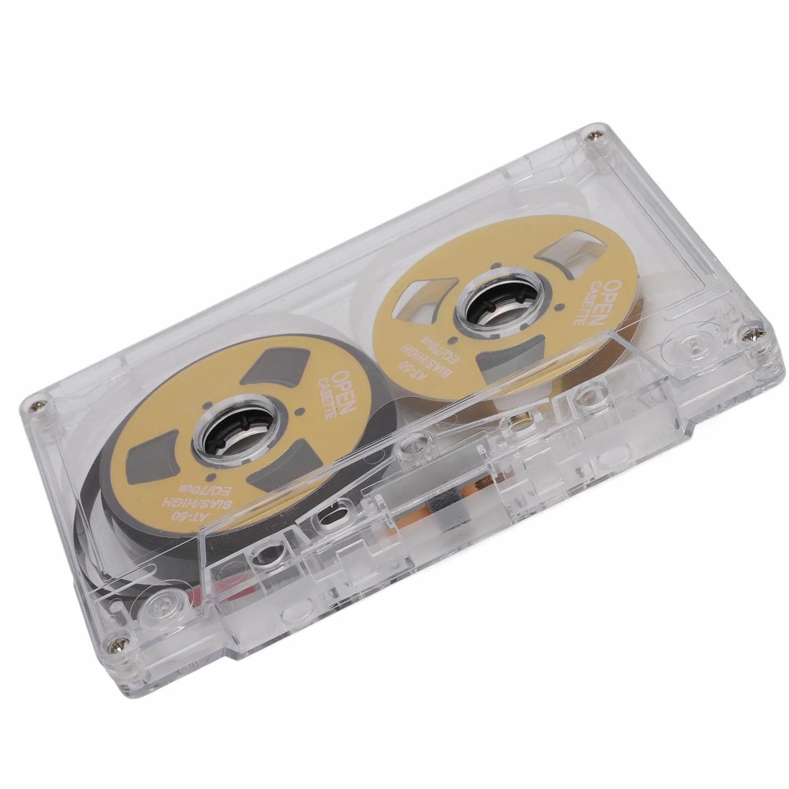 Cassette Audio Vierge Professionnelle 50 Minutes Bobine Compacte pour Enregistrement