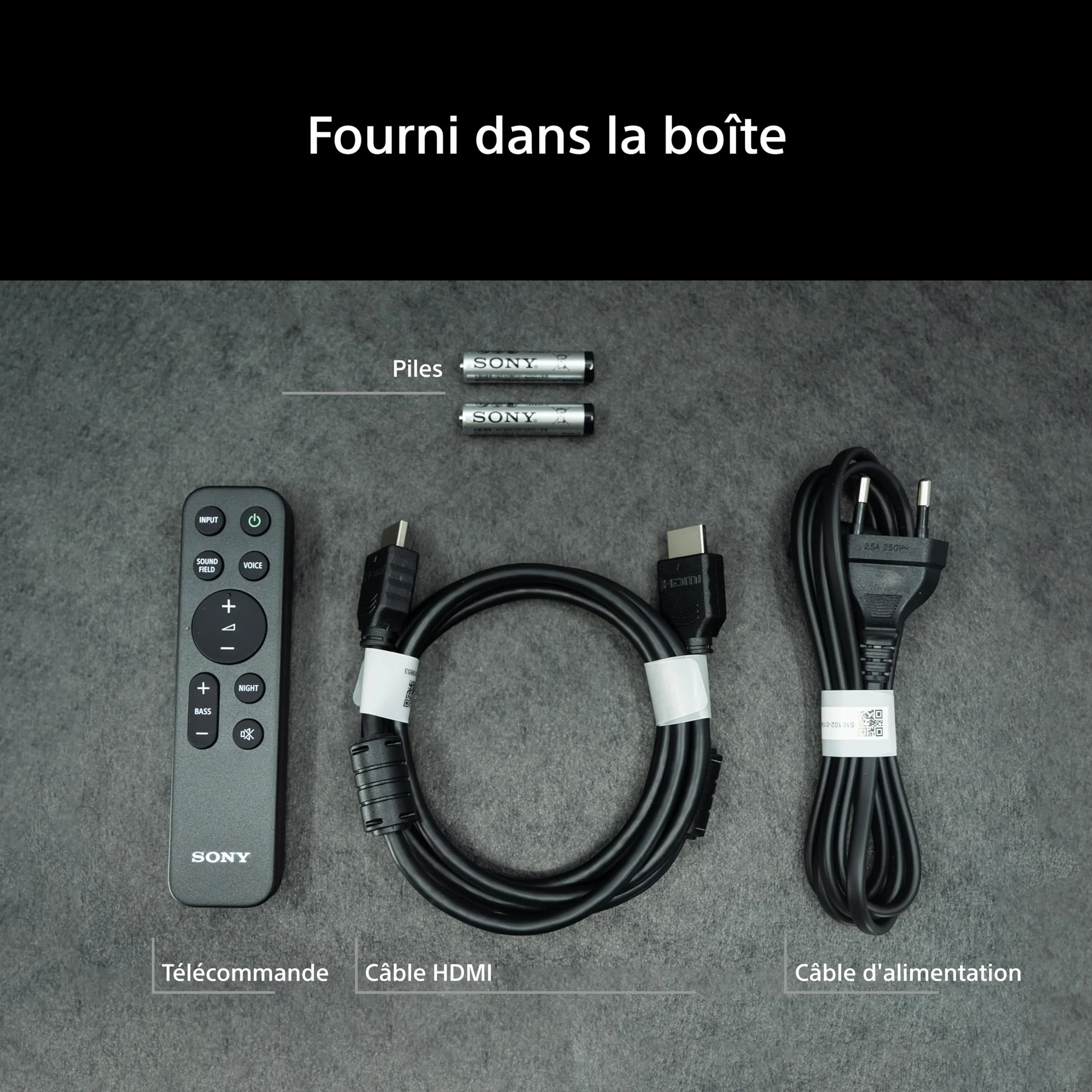 Sony BRAVIA Theatre Bar 5 Barre de Son 3.1 canaux Dolby Atmos DTS:X Bluetooth