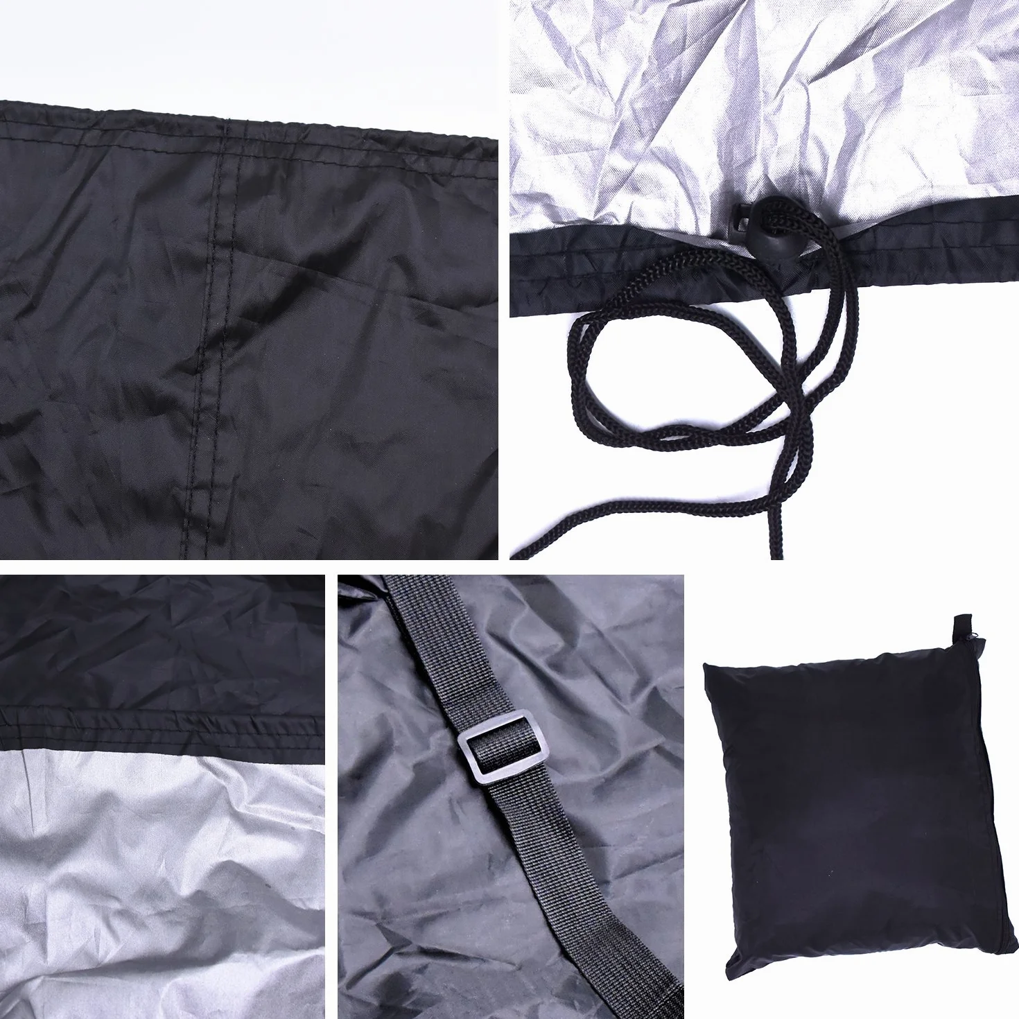 Housse de table de ping-pong imperméable Noir 185 x 70 x 165 cm
