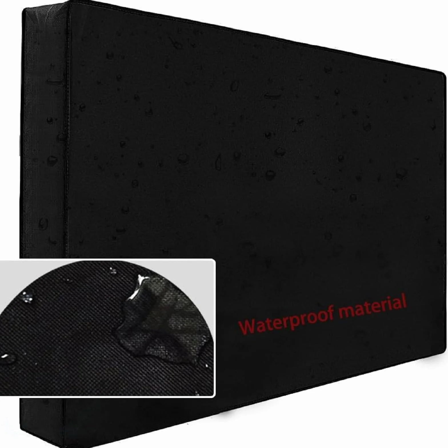 Housse de Protection d'extérieur pour TV Résistante aux Intempéries, 30 "- 32", Noir