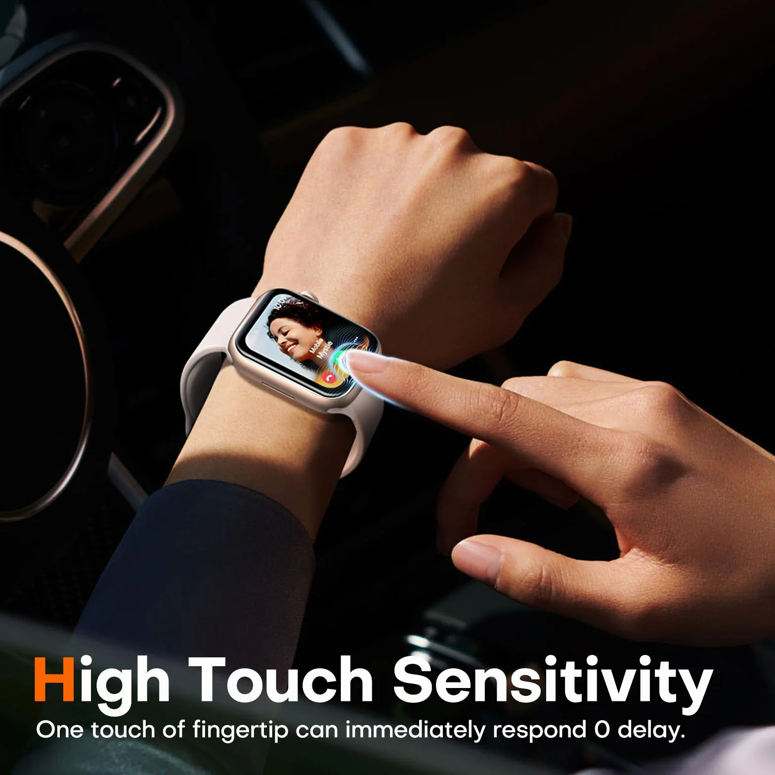 LϟK 8 Pièces Protection Écran Apple Watch Series 11/10 42mm TPU Film Transparent