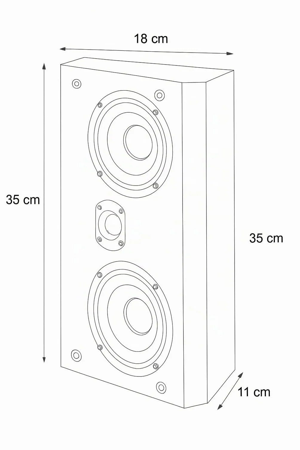 Dynavoice Magic FX-4 Blanc Enceintes Surround Home Cinéma Paire Installation Murale Plafond Compatibles Dolby Atmos