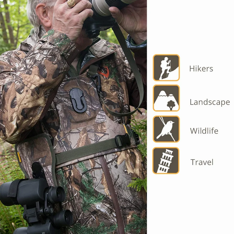 Cotton Carrier CCS G3 Harnais Caméra Jumelle Camouflage