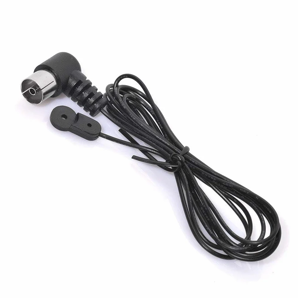 Bingfu Câble Antenne FM AM Intérieure Dipôle 1,5 m 75 Ohm Antenne Filaire Compatible avec Récepteur AV Home Cinéma Chaîne HiFi Tuner Radio Poste Yamaha Denon Onkyo Pioneer