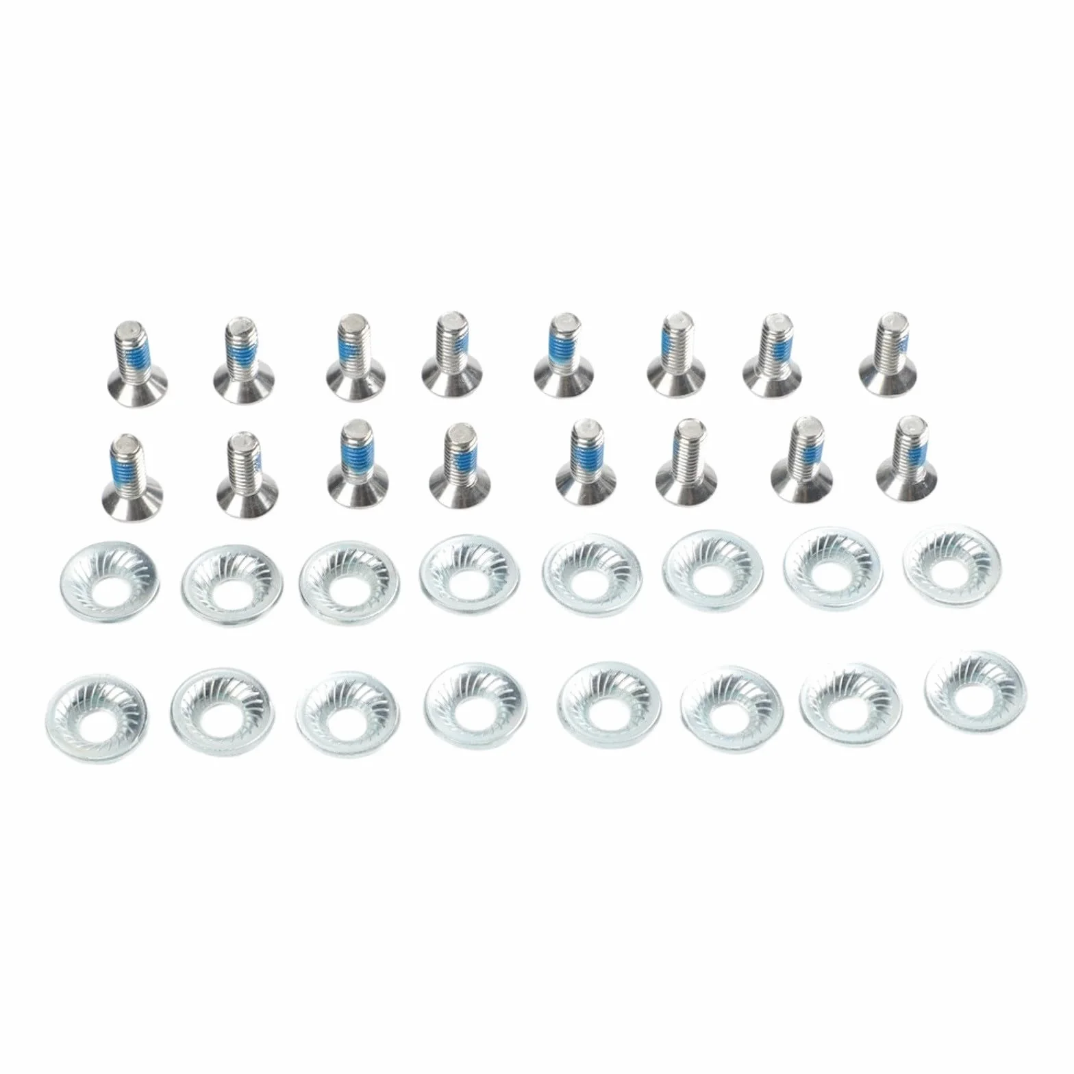 Lot de 16 vis de fixation pour planche à neige M6 x 16 mm, métal, ski et snowboard
