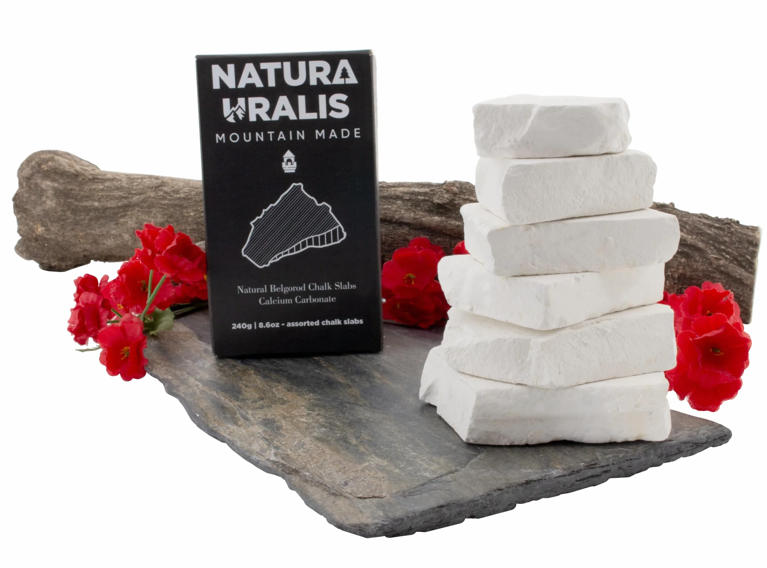 Natura Uralis Prime Belgorod Dalles de Craie 240g Craie Blanche