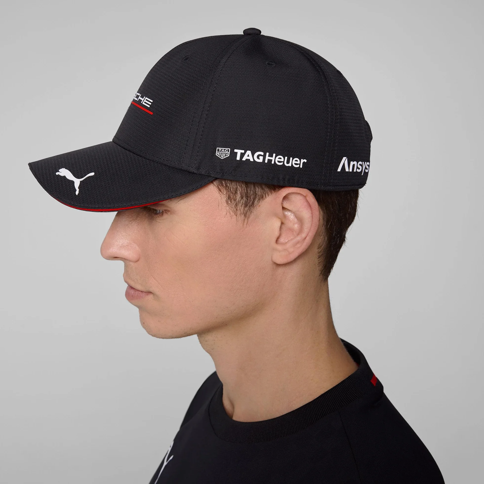 PUMA Porsche Motorsport Casquette d'équipe visière incurvée Logos Sponsors