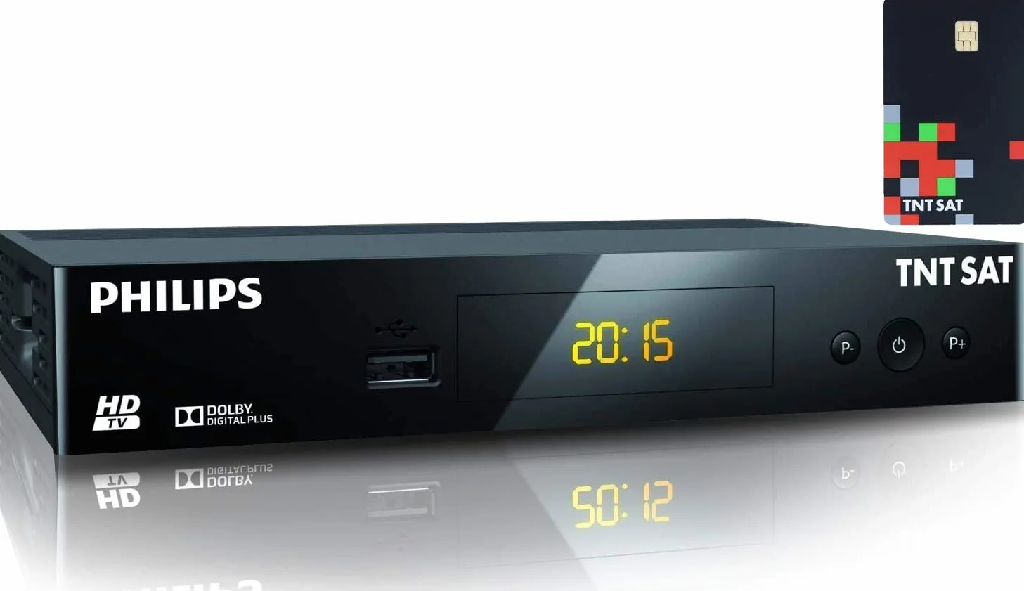 TNTSAT Decodeur TNT Satellite Recepteur Dsr 3231t HD Astra USB HDMI MPEG4 Full HD 1080P