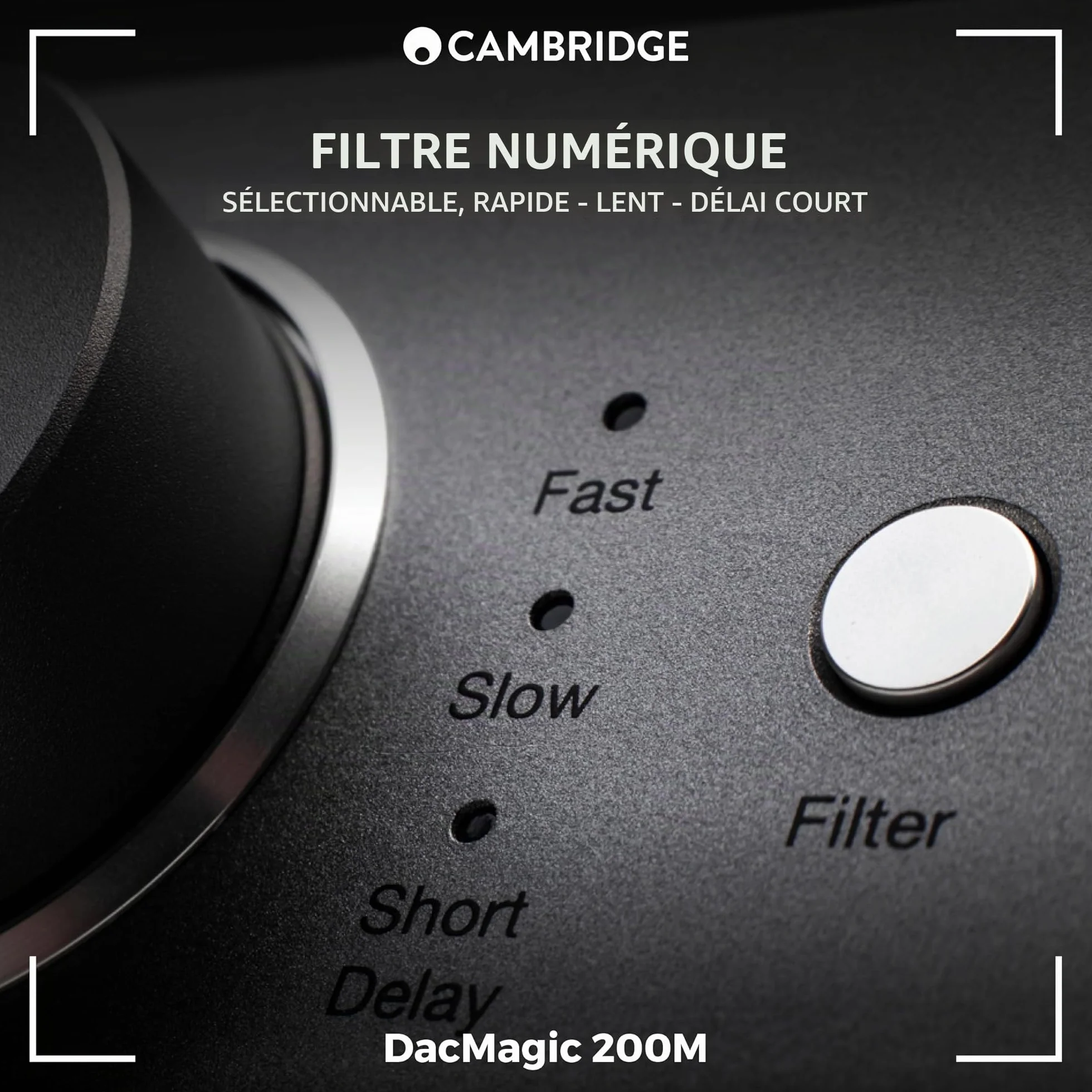 Cambridge Audio DacMagic 200M MQA HiFi DAC et amplificateur de casque avec Bluetooth - Support PC/MAC avec connexion USB - Gérer des fichiers numériques jusqu'à 24/768 ou DSD512 (gris lunaire)