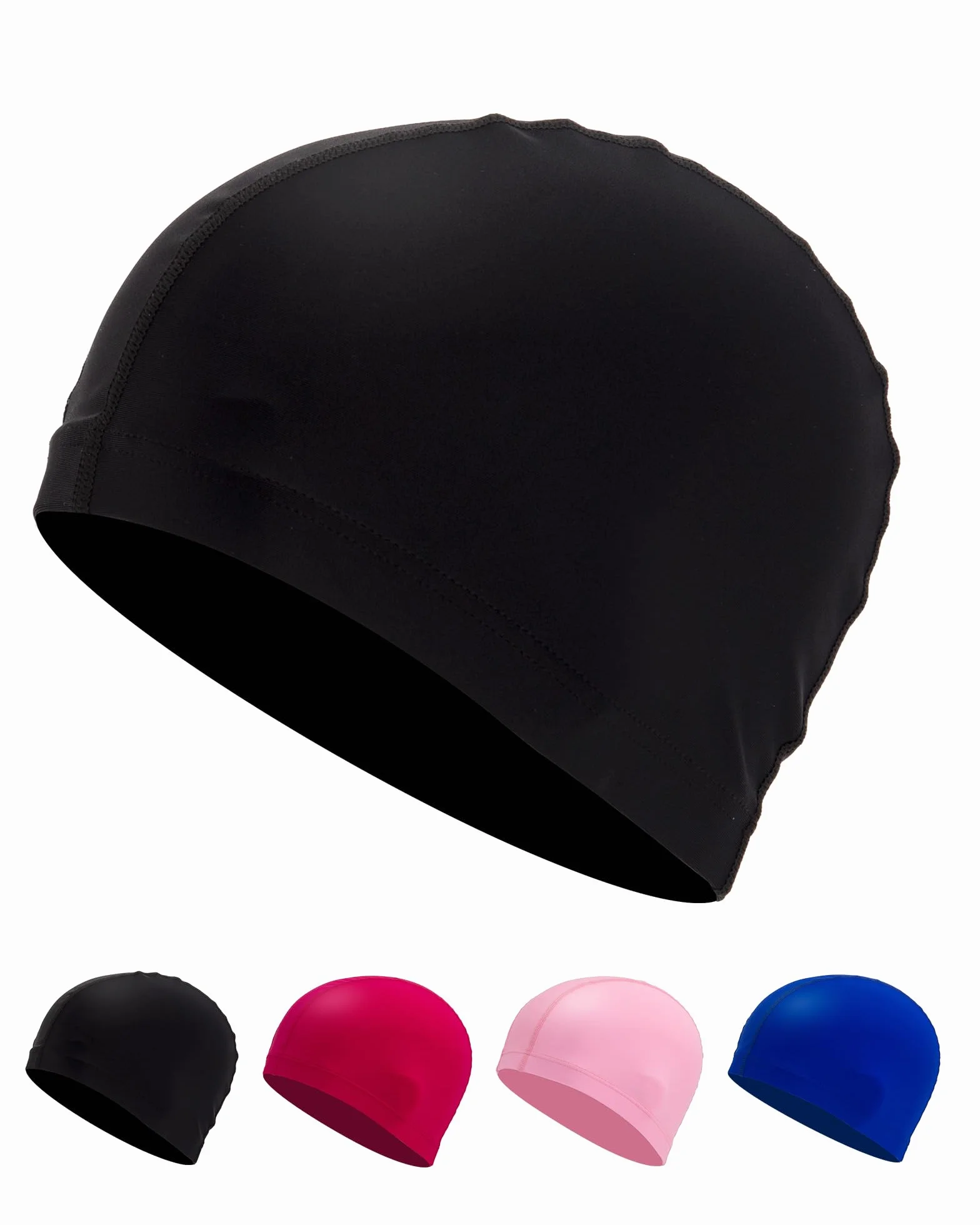 Bonnet de Bain Homme et Femme Haute Élasticité Confortable et Durable