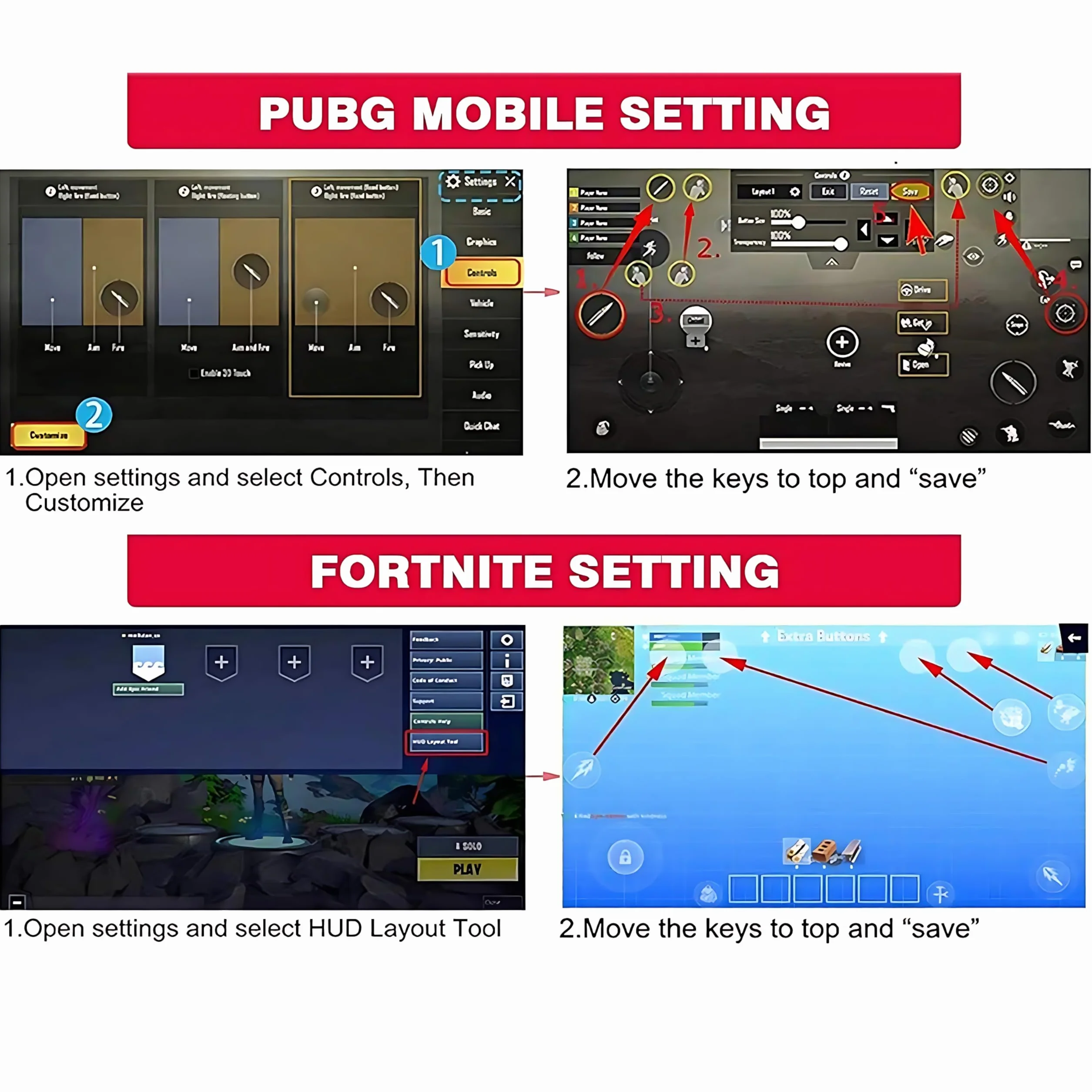 Esenlong Manette de jeu, confortable et extensible pour téléphone portable
