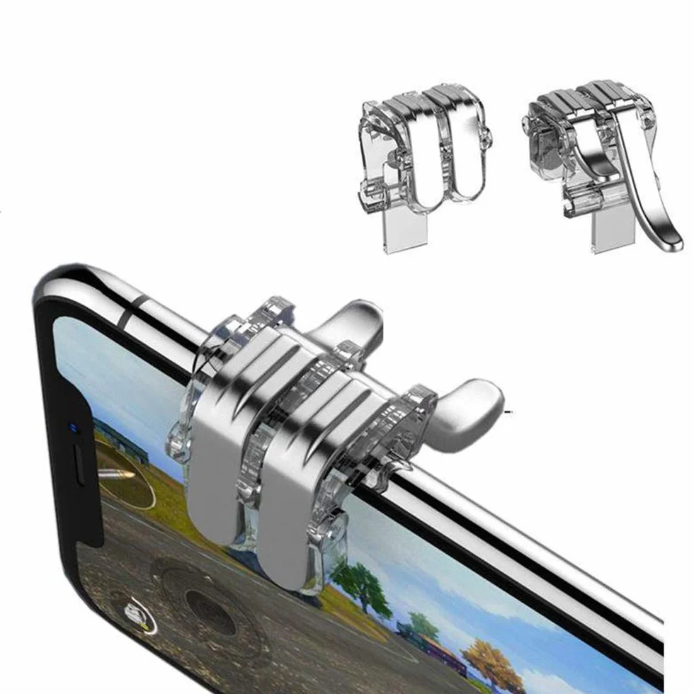 N-K 1 paire de manettes de jeu mobiles pour tablette PC Game Shooter Manette de jeu Trigger Compatible iPhone/Android
