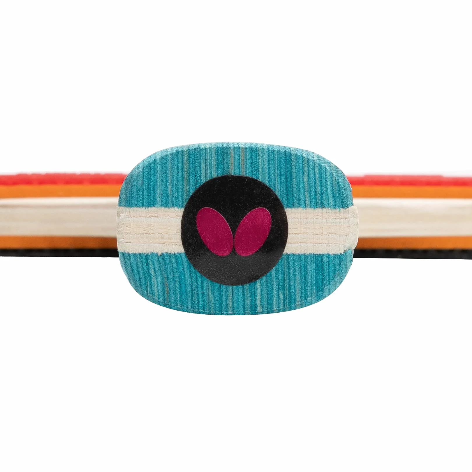 BUTTERFLY Raquette de ping-Pong Progress | Raquette de Tennis de Table Professionnelle | Revêtements ITTF Noir/Rouge