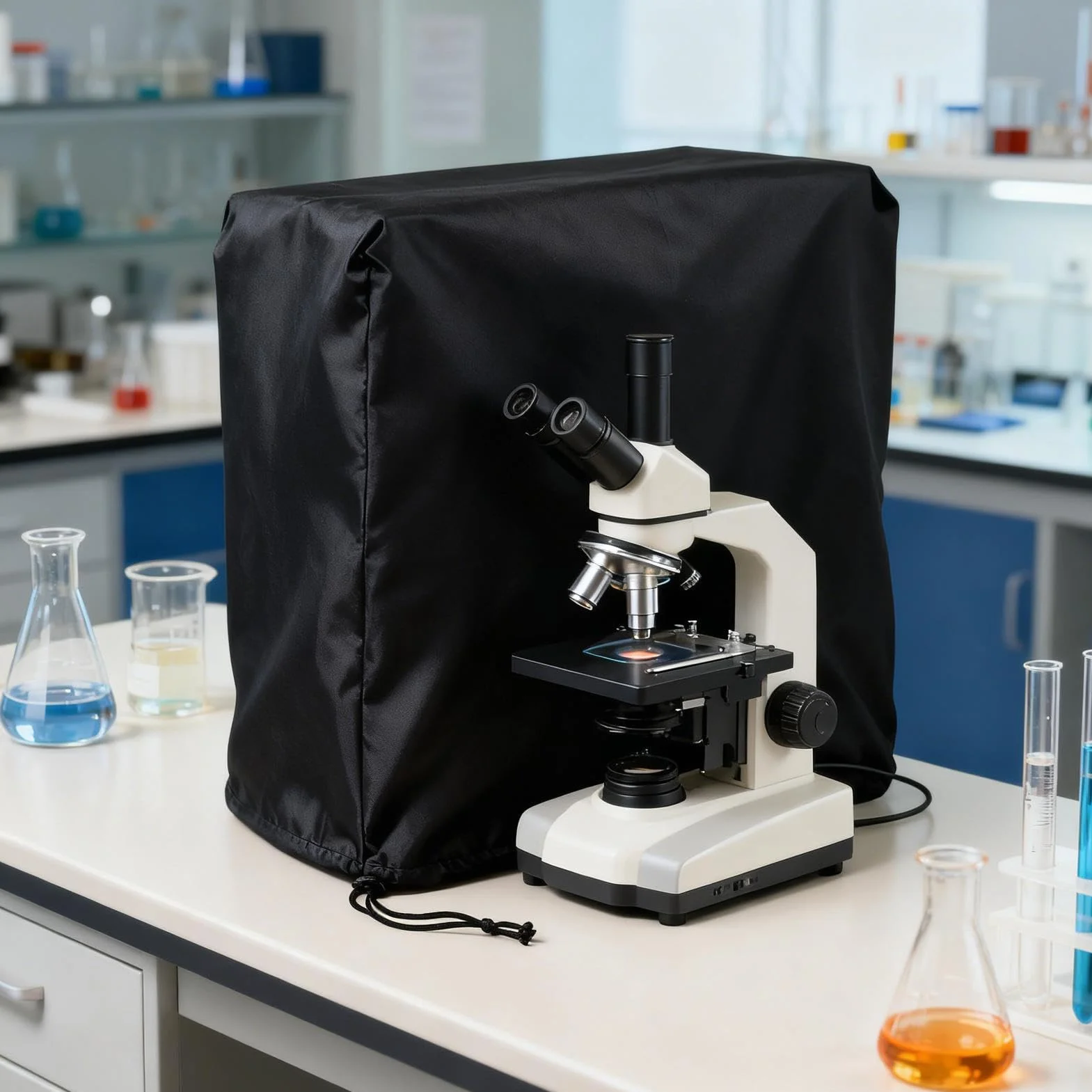 Housse de Protection Imperméable Pliable pour Microscope