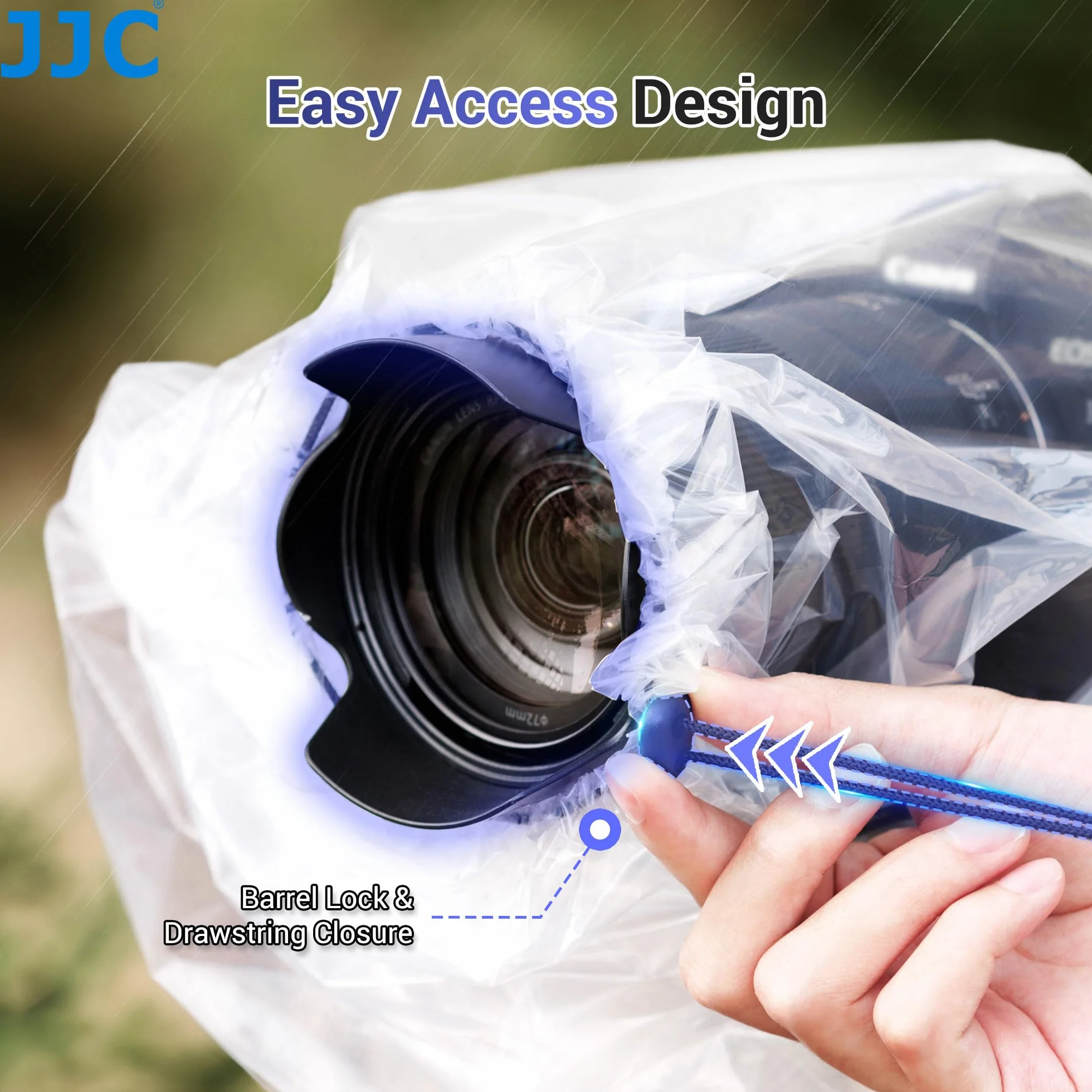 JJC 2 Pack Housse de Pluie Transparente pour Stabilisateur, Protecteur Imperméable pour DJI RS3 Pro Mini RSC 2 Ronin-SC ZHIYUN WEEBILL 3S Crane 4 et Plus Stabilisateur Inférieur à 16,3 x 8,6 x 7,7 ''
