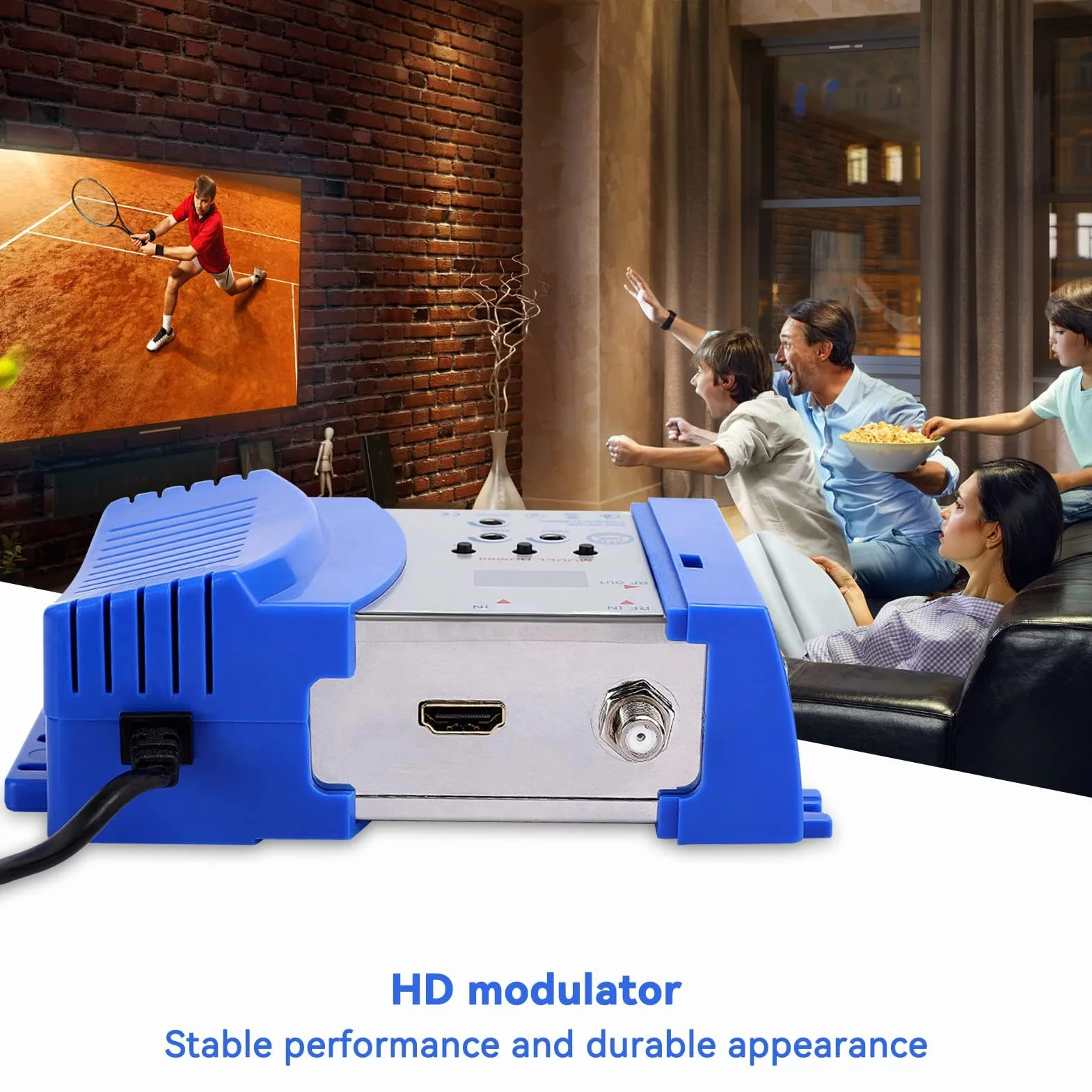 Agatige Modulateur HD HDM68 Numérique HDMI RF VHF/UHF 100-240 V