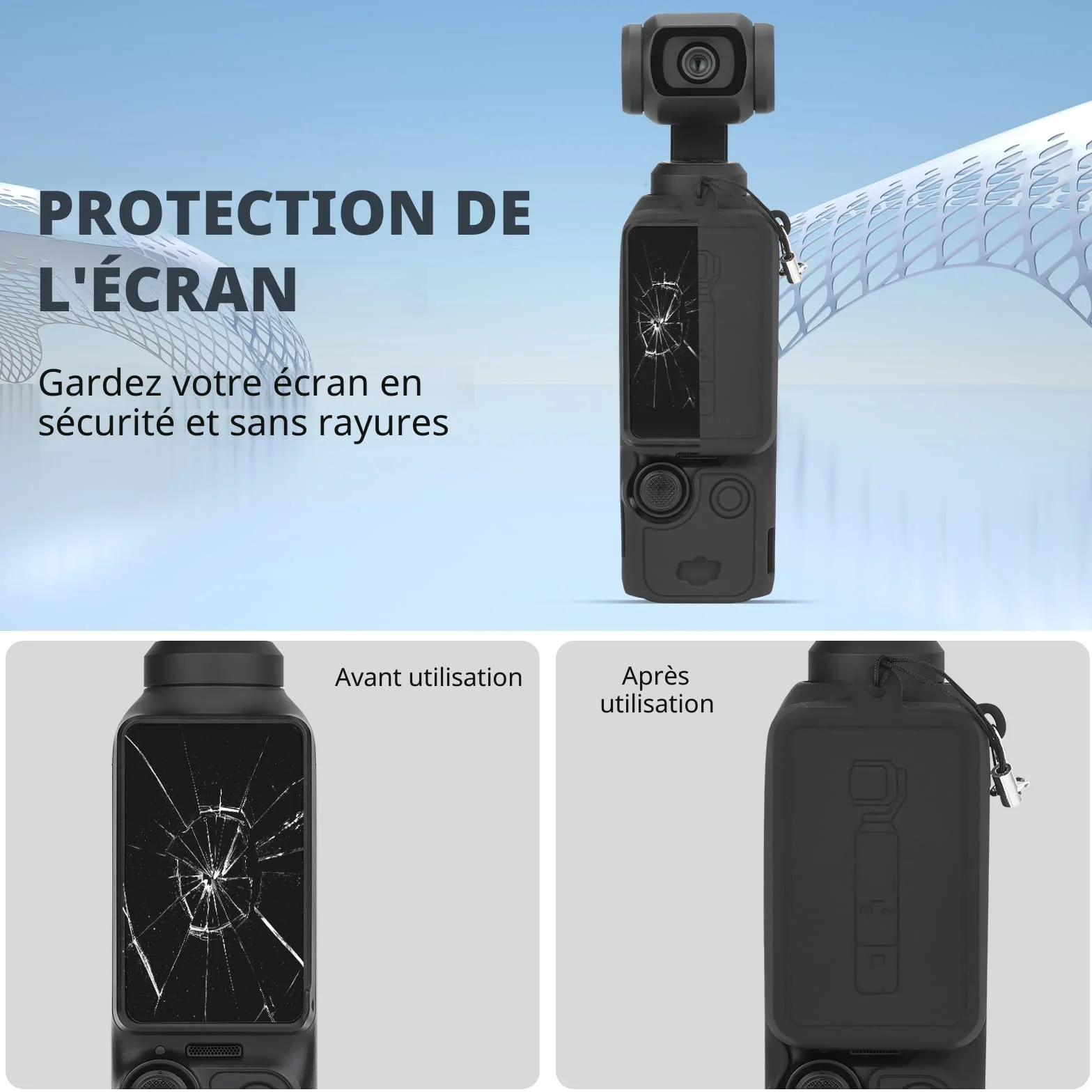 BRDRC Pocket 3 Creator Combo Coque en silicone