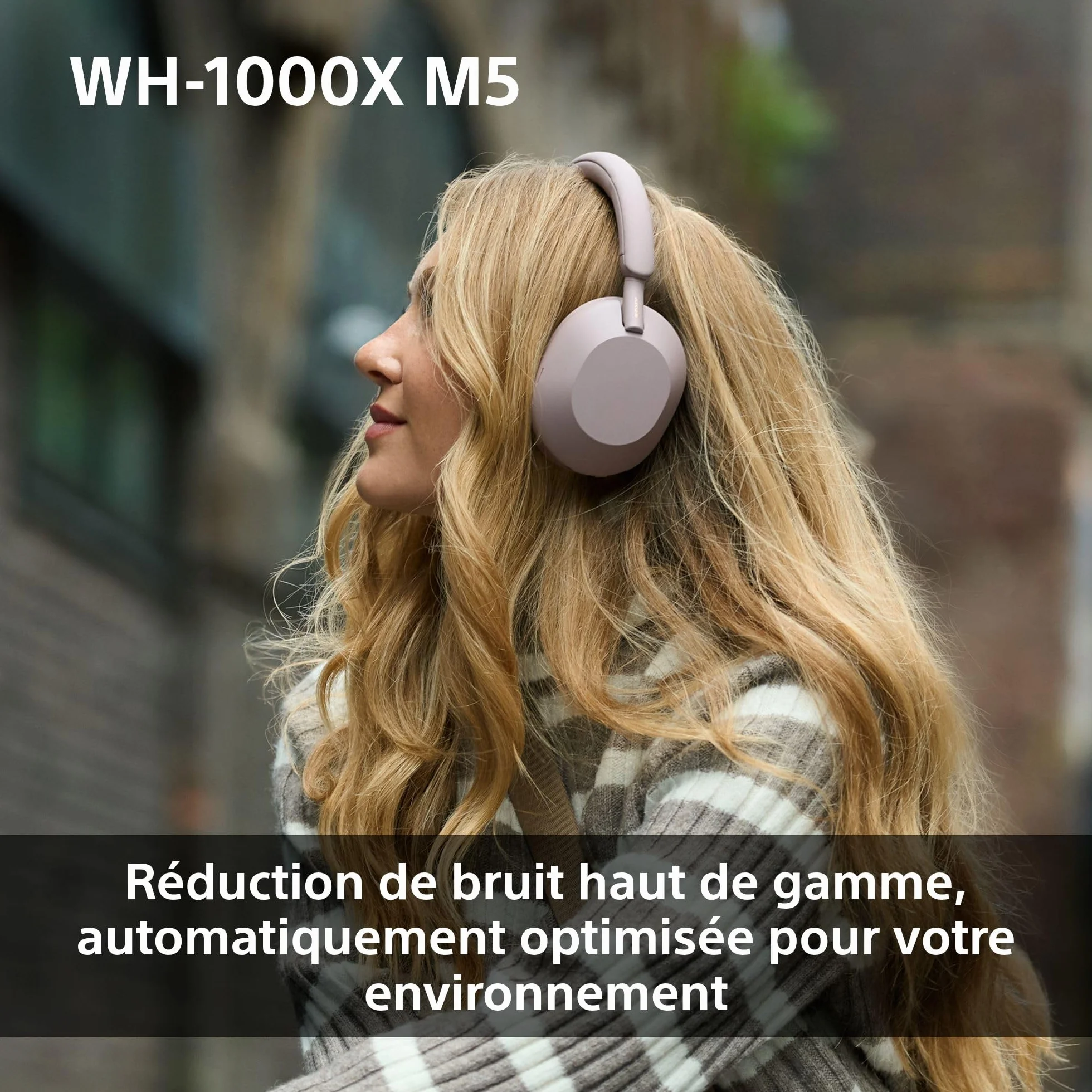 Sony WH-1000XM5 - Étui Rigide, Casque sans Fil Haut de Gamme à réduction de Bruit, Bluetooth, qualité d'appel Claire, Audio Hi Res, 30h d'autonomie, étui Rigide, iOS et Android - Noir