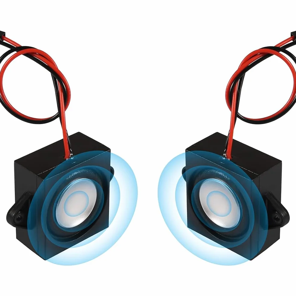 4PCS Mini Haut-Parleur à Cavité Unique de 3 Watts 8 Ohms, Interface de Séparation de Connecteur de Haut-Parleur de Petits Haut-parleurs Portables pour Variété de Petits Projets électroniques