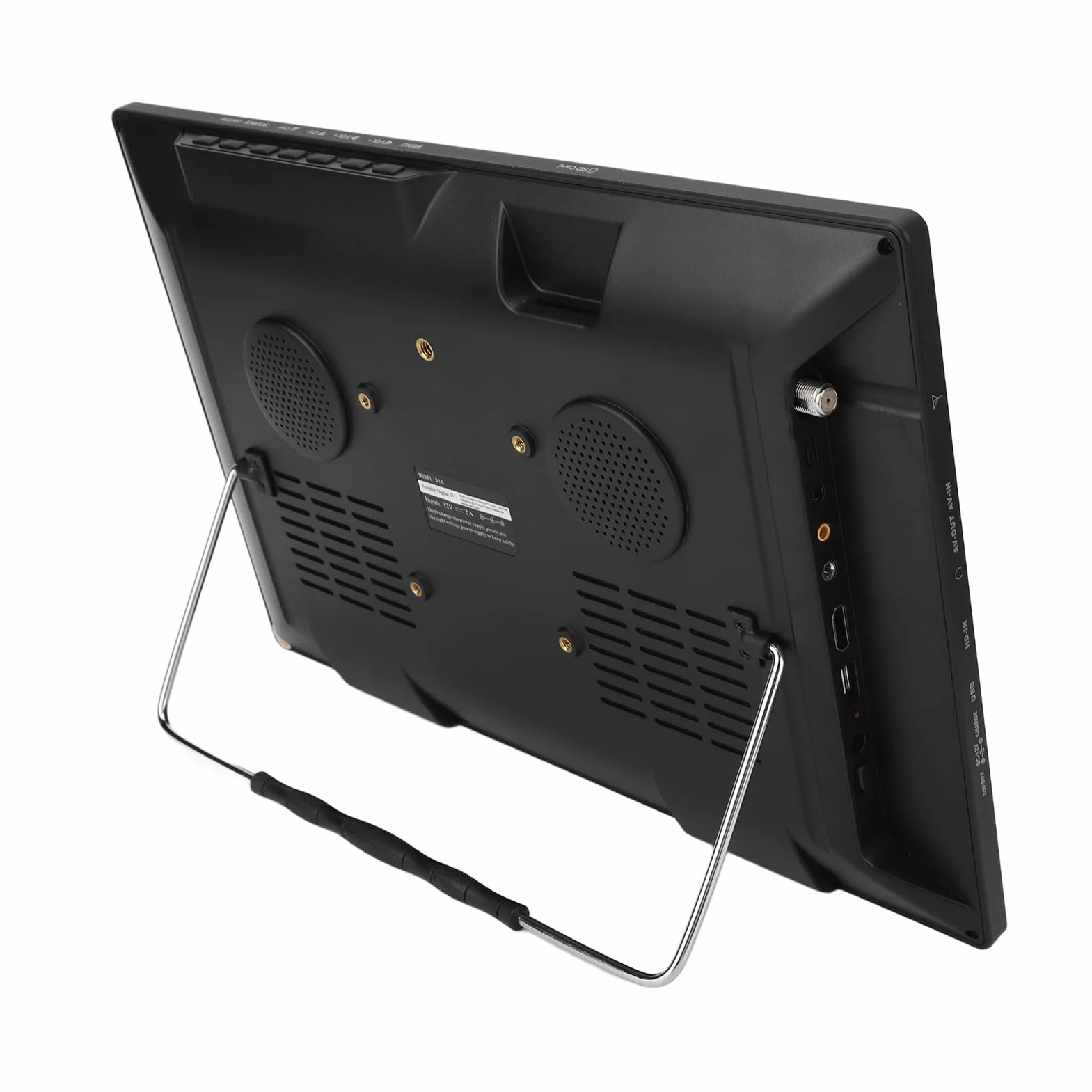 TV Numérique 16 Pouces : écran LCD Extérieur Portable avec Fonctionnalités Intelligentes, Prise UE, Compatibilité 110-220 V - Profitez du Divertissement sur écran Large n'importe Où