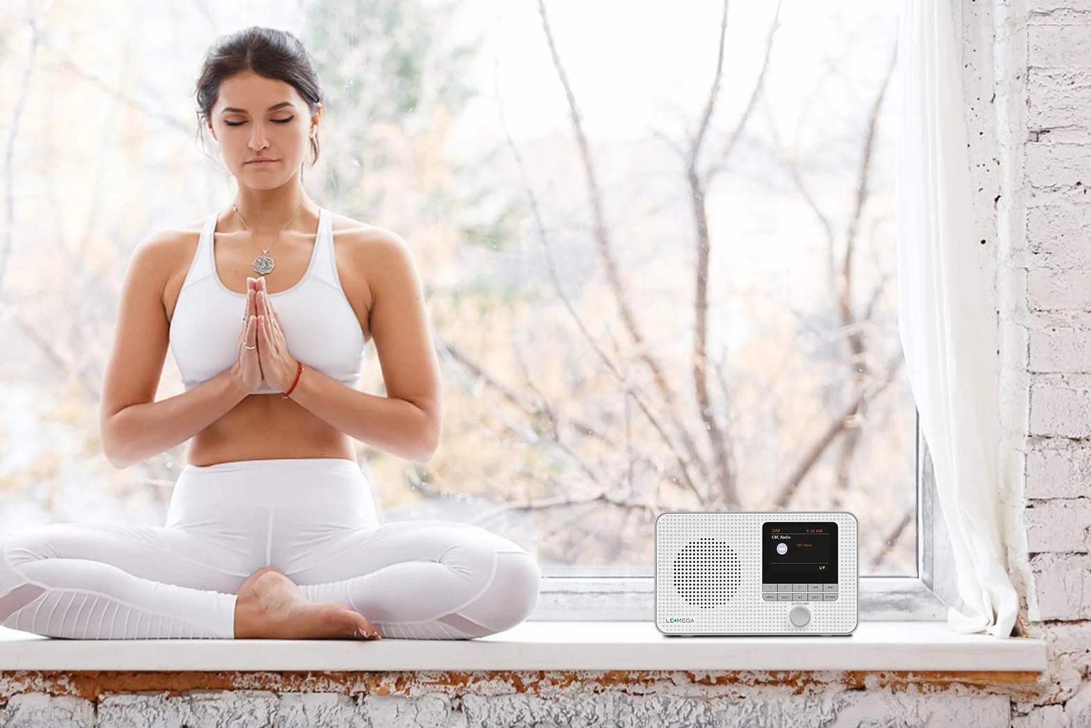 LEMEGA IR1 Tragbares WiFi Internetradio,Dab/Dab+/FM Digitalradio,Bluetooth,Doppelwecker,Schlaf-Snooze-Timer,60 Voreinstellungen,Kopfhörerausgang,Farbdisplay,Batterie- Oder Netzbetrieb, Gris