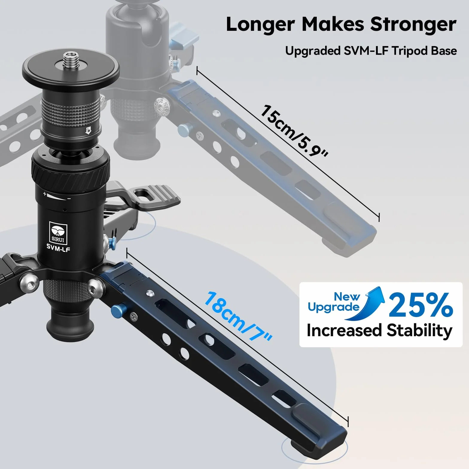 SIRUI Monopode SVM-145P Rapid System en Fibre de Carbone avec pédale, Monopode de 145 cm, réglage Rapide par vis de Serrage, Compact et ne pesant Que 1,52 kg, Charge maximale de 10 kg