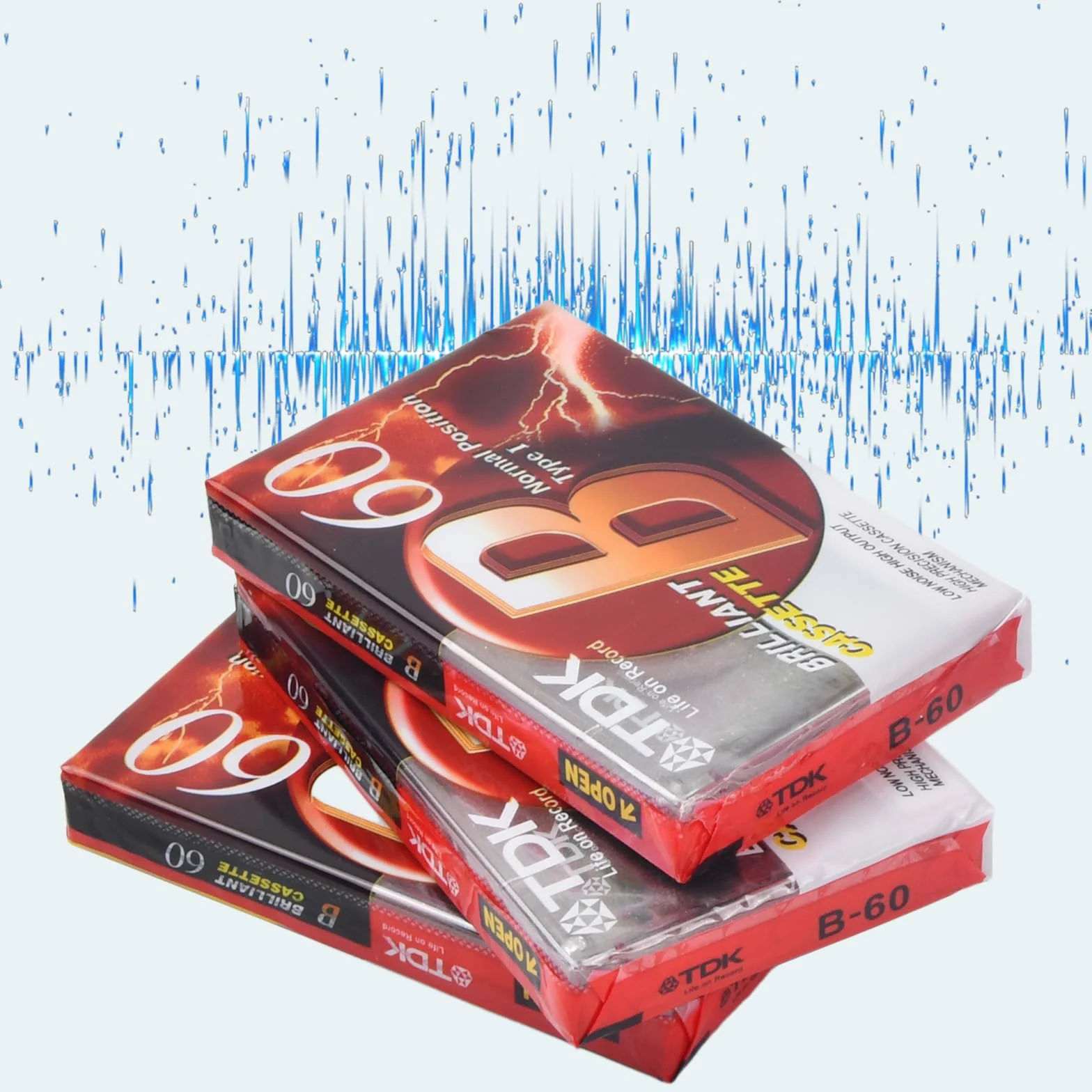 Cassettes Audio Vierges Haute Performance Faible Bruit pour Enregistrement Conférences Séminaires