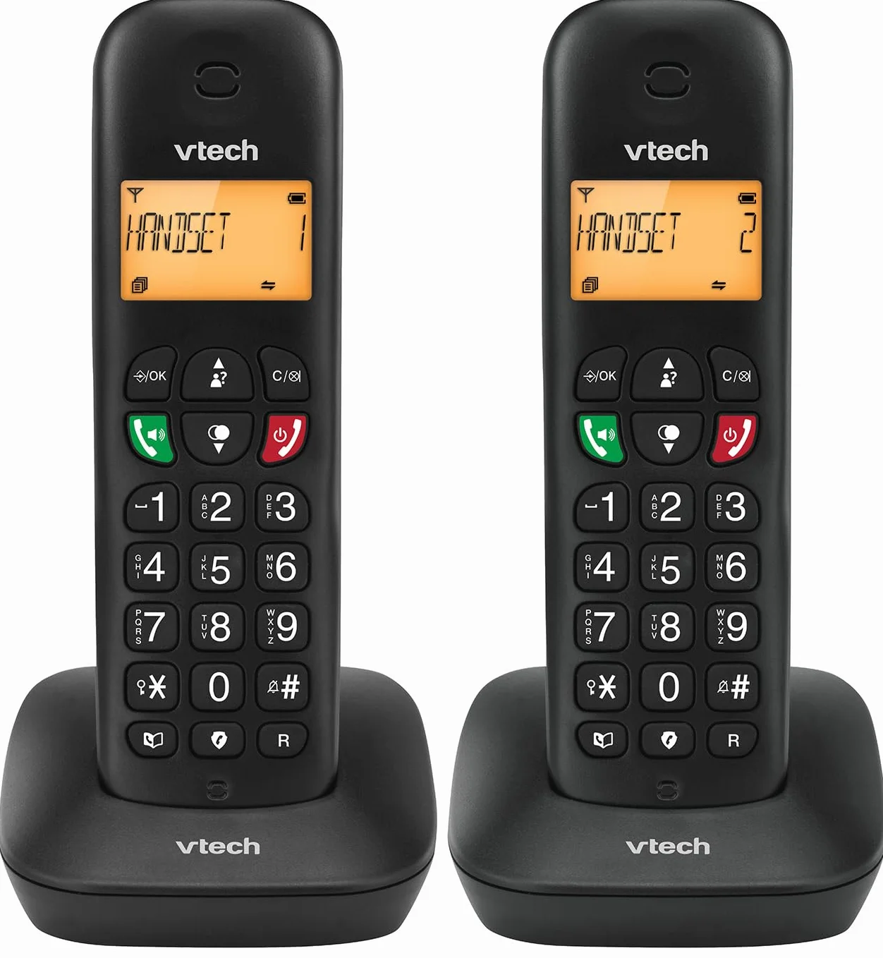 VTech CS901 Téléphone sans Fil DECT 2 combinés, Blocage d’appels, Identification, Haut-Parleur