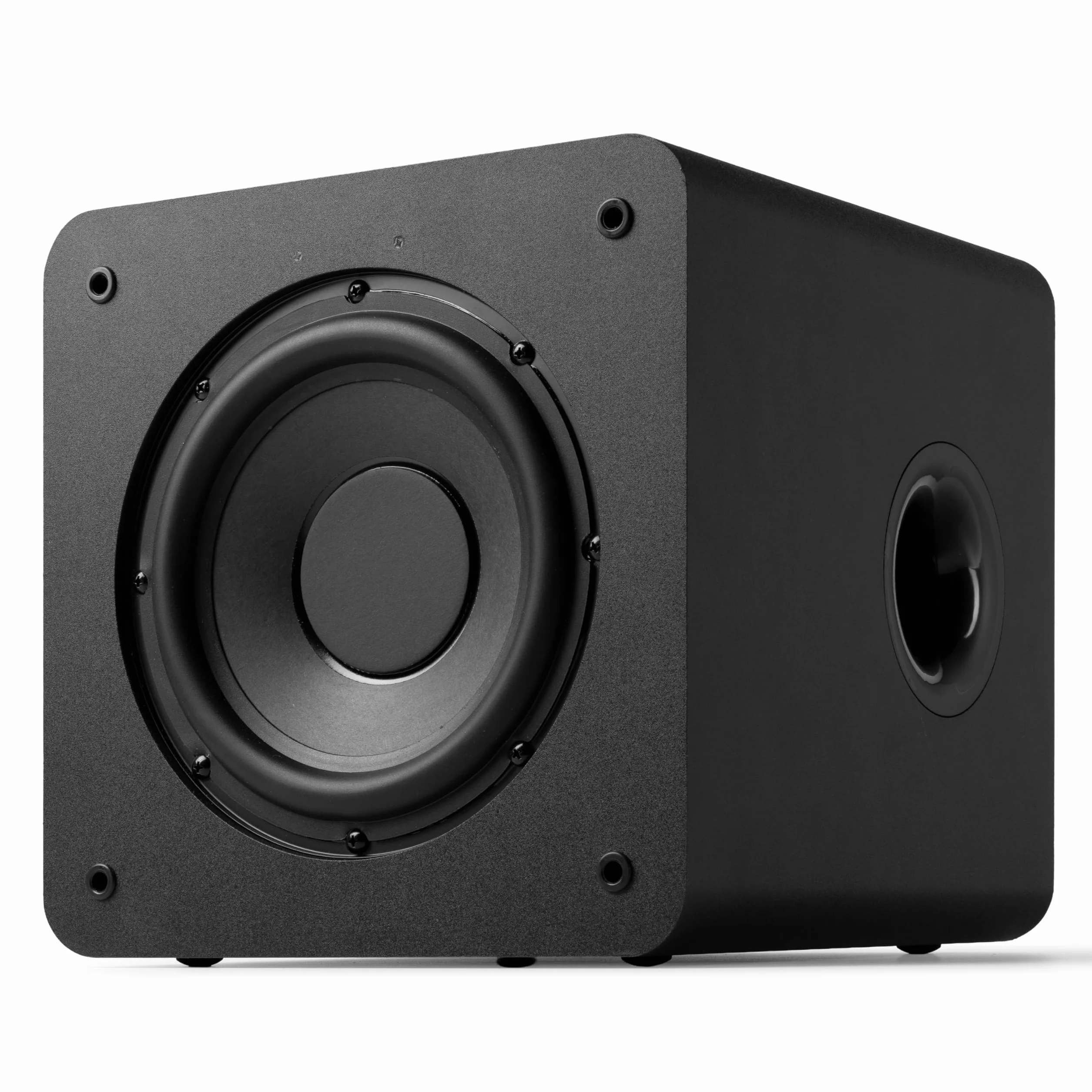 Audizio SW80D Caisson de Basses Actif Hi-Fi 160W Subwoofer 8" avec Réglage Crossover et Volume Indépendant