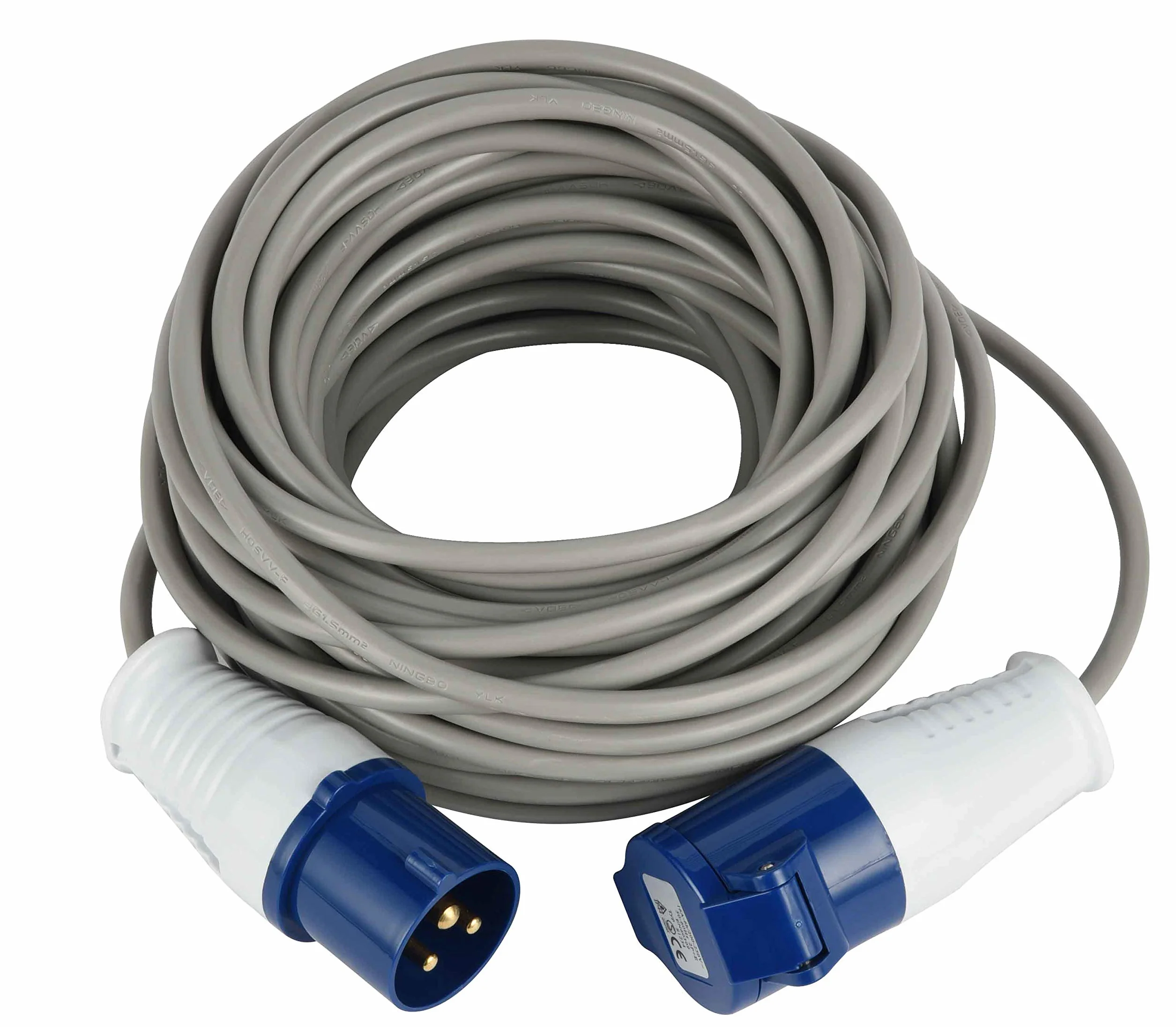 Electraline Rallonge 20 mt Prise industrielle Fiche IEC 3 pôles IP40
