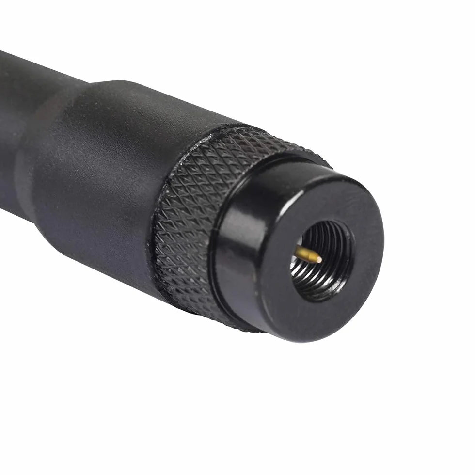 Bingfu Antenne Radio BaoFeng VHF UHF 144/430MHz Bi-Bande SMA Mâle Souple pour BaoFeng UV-3R Icom Vertex Standard Horizon Marine Radioamateurs Radio Bidirectionnelle Portable, Paquet de 2