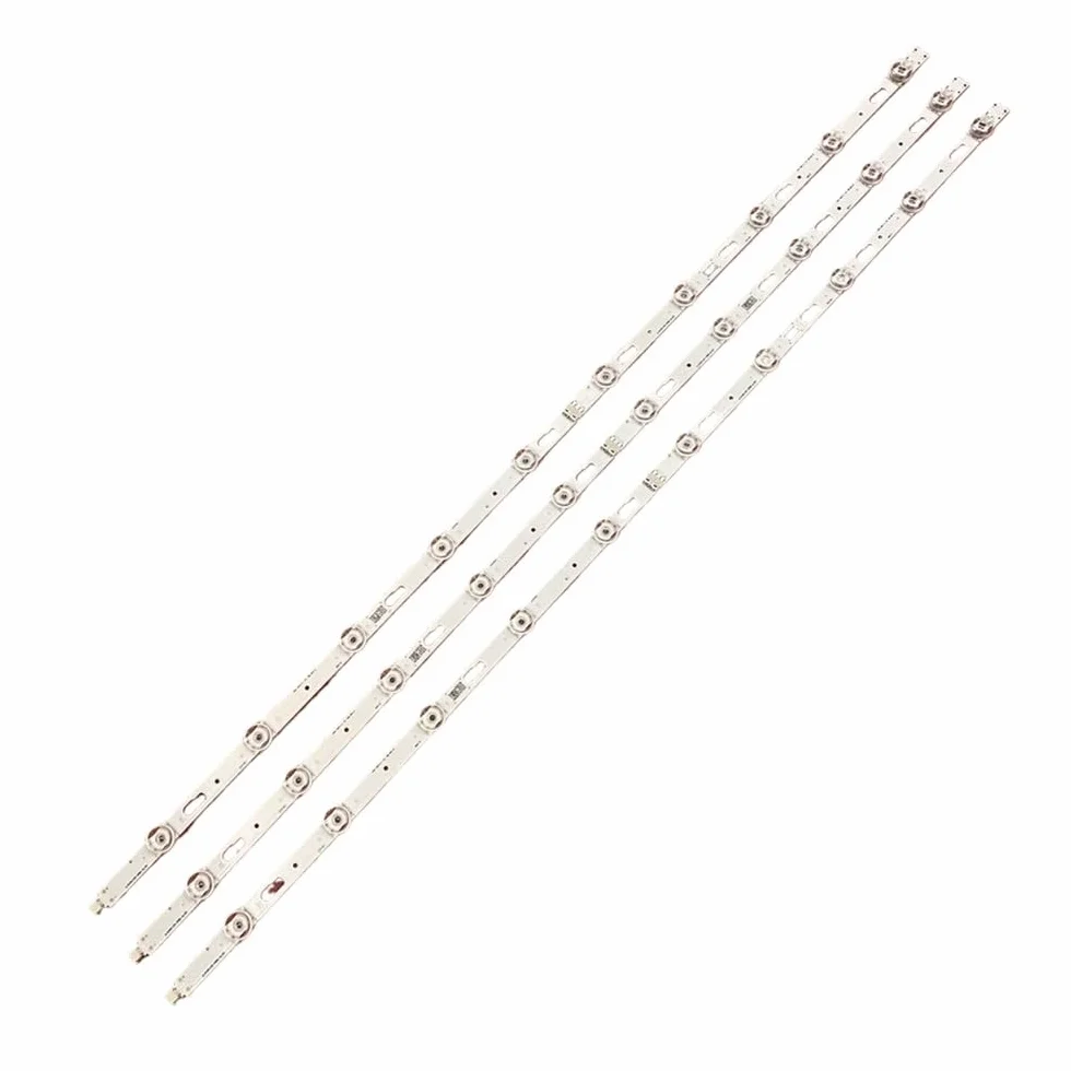 Bande de rétro-éclairage LED pour Samsung UE43TU7100U UE43TU7100 UE43TU7172U UE43TU7125K GU43TU8079U UE43TU8000K UE43TU8005K UE43TU8072U Kit 6pcs
