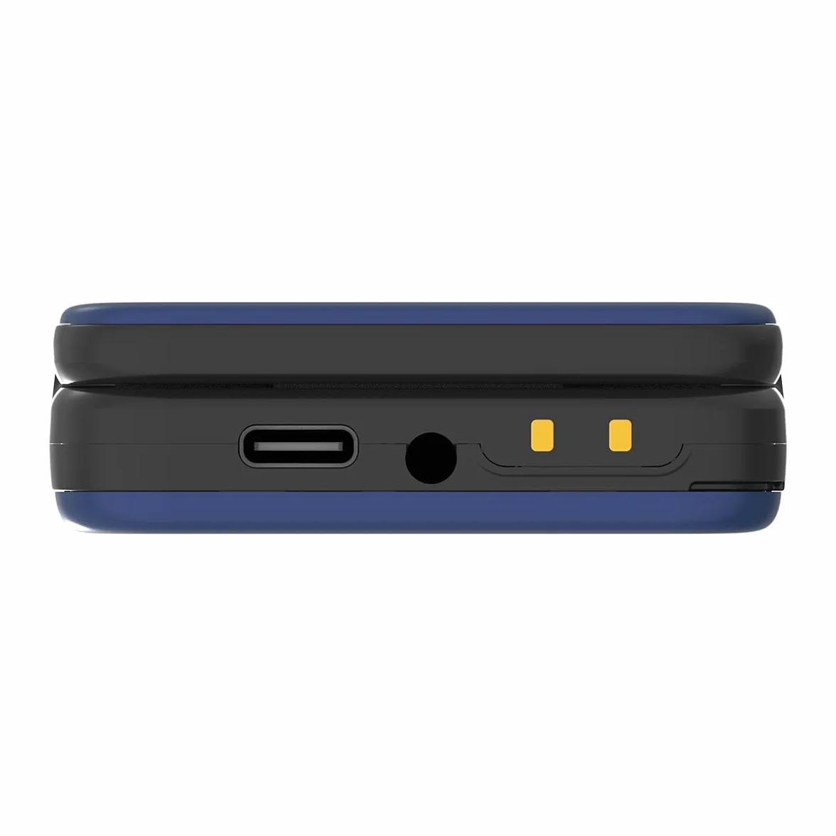 myPhone Flip LTE Téléphone Portable Senior à Clapet Débloqué 4G, Grandes Touches, Bouton SOS, Double SIM
