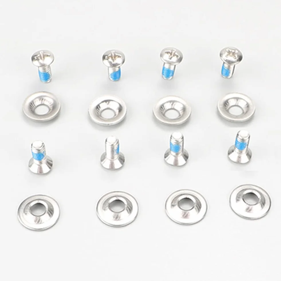 Kit de vis de fixation pour snowboard en acier inoxydable, 8 sets