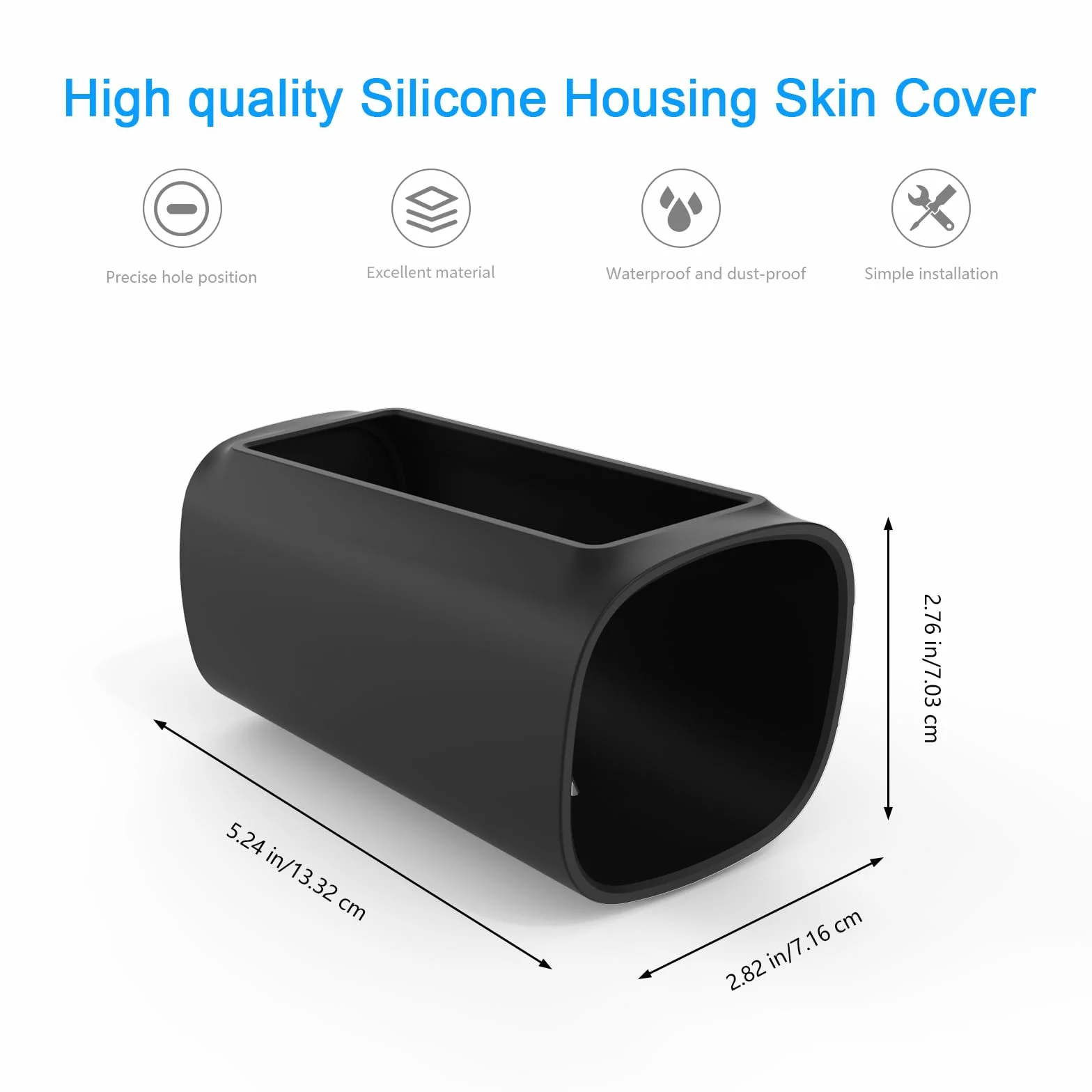 Coque en silicone pour caméra solaire eufyCam E40 - Étanche - En silicone - Pour caméra solaire eufy Security eufyCam E40