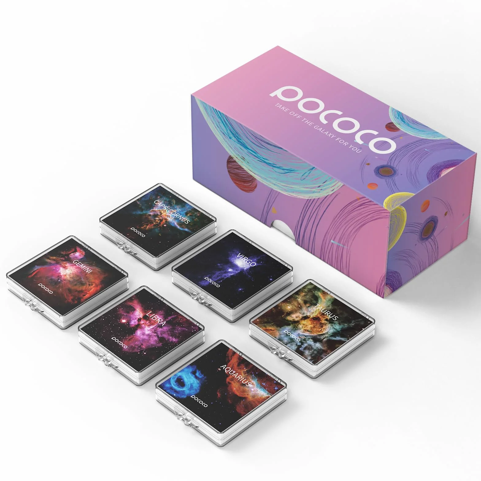 Constellation A: Disques pour POCOCO Projecteur Galaxy, 5K Ultra HD, Lithographie à Semi-conducteur (6 disques)