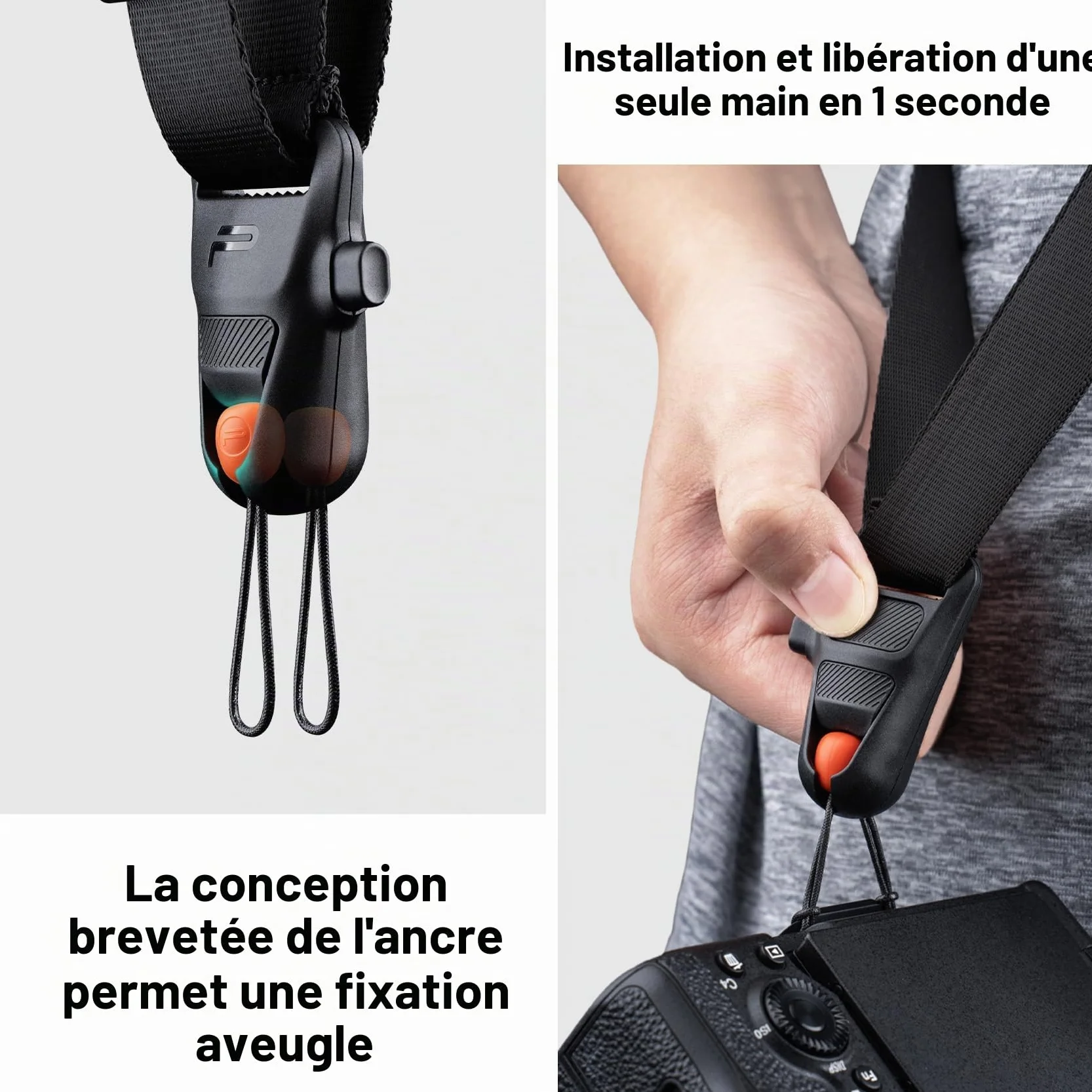 PGYTECH Sangle Appareil Photo Master, Harnais Double Épaule en Cuir pour 3 Caméras, Harnais d'Appareil Photo pour Photographes Professionnels, Sports/Faune/Mariage/Événements Sangles d'Appareil Photo