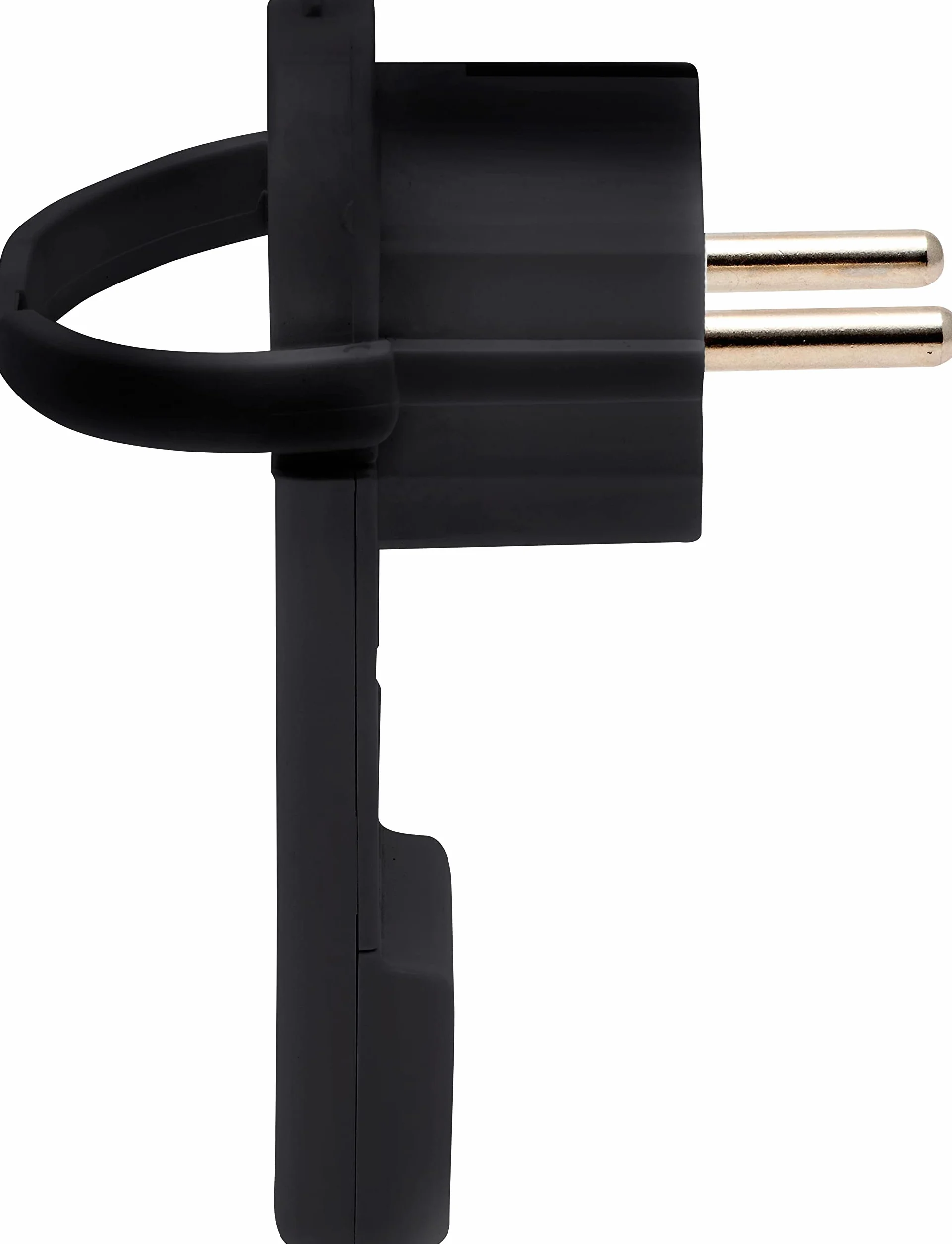 Brennenstuhl Rallonge 2m câble fiche plate Noir