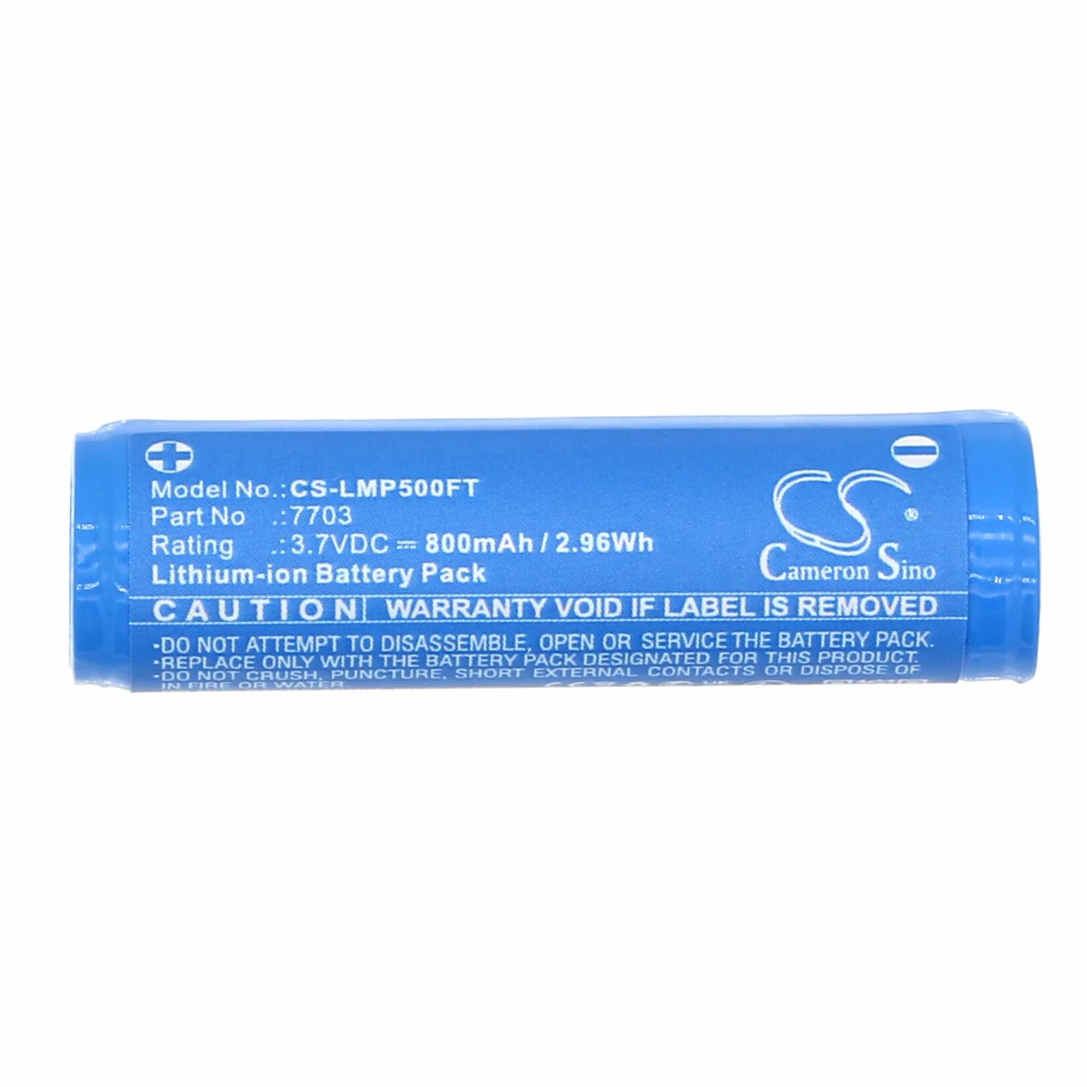 Cameron Sino Batterie de rechange pour Ledlenser Torche P5R, Torche P5R.2 PN:Ledlenser 7703 800 mAh / 2,96 Wh