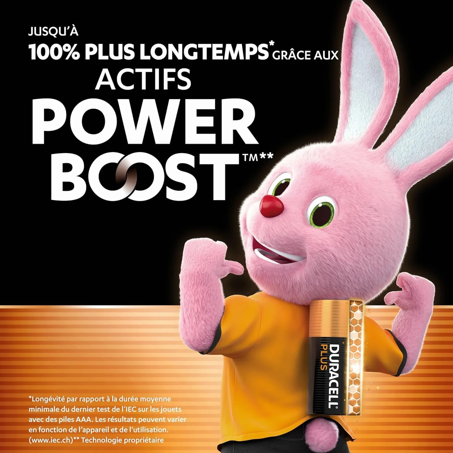 DURACELL Plus Piles AAA (Lot de 24) – Piles Alcalines 1,5 V–Durent jusqu’à 100 % plus longtemps grâce aux Actifs POWER BOOST–Fiable pour vos Appareils du Quotidien–Emballage 0 % Plastique– MN2400