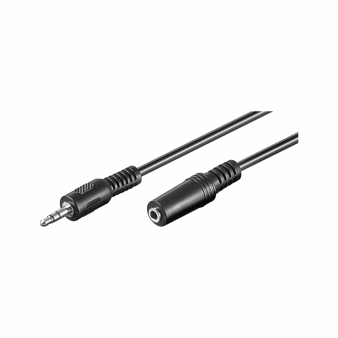 Goobay Rallonge câble Stéréo Jack mâle 3,5mm vers Jack femelle 3,5mm 5,0 mètres noir