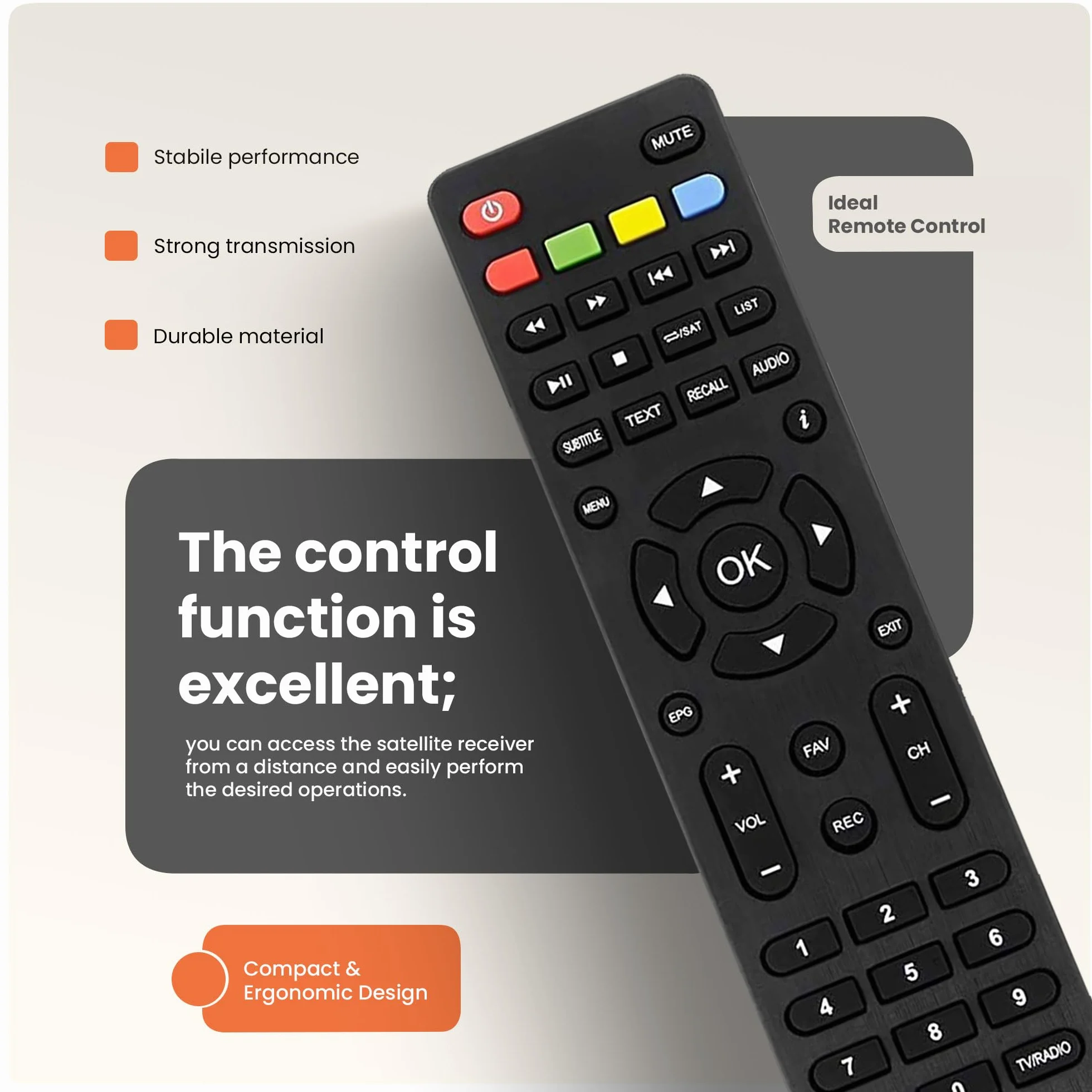 Hd-line 20900 Récepteur Satellite DVB-S2 Full HD 1080p HDMI SCART USB 2.0
