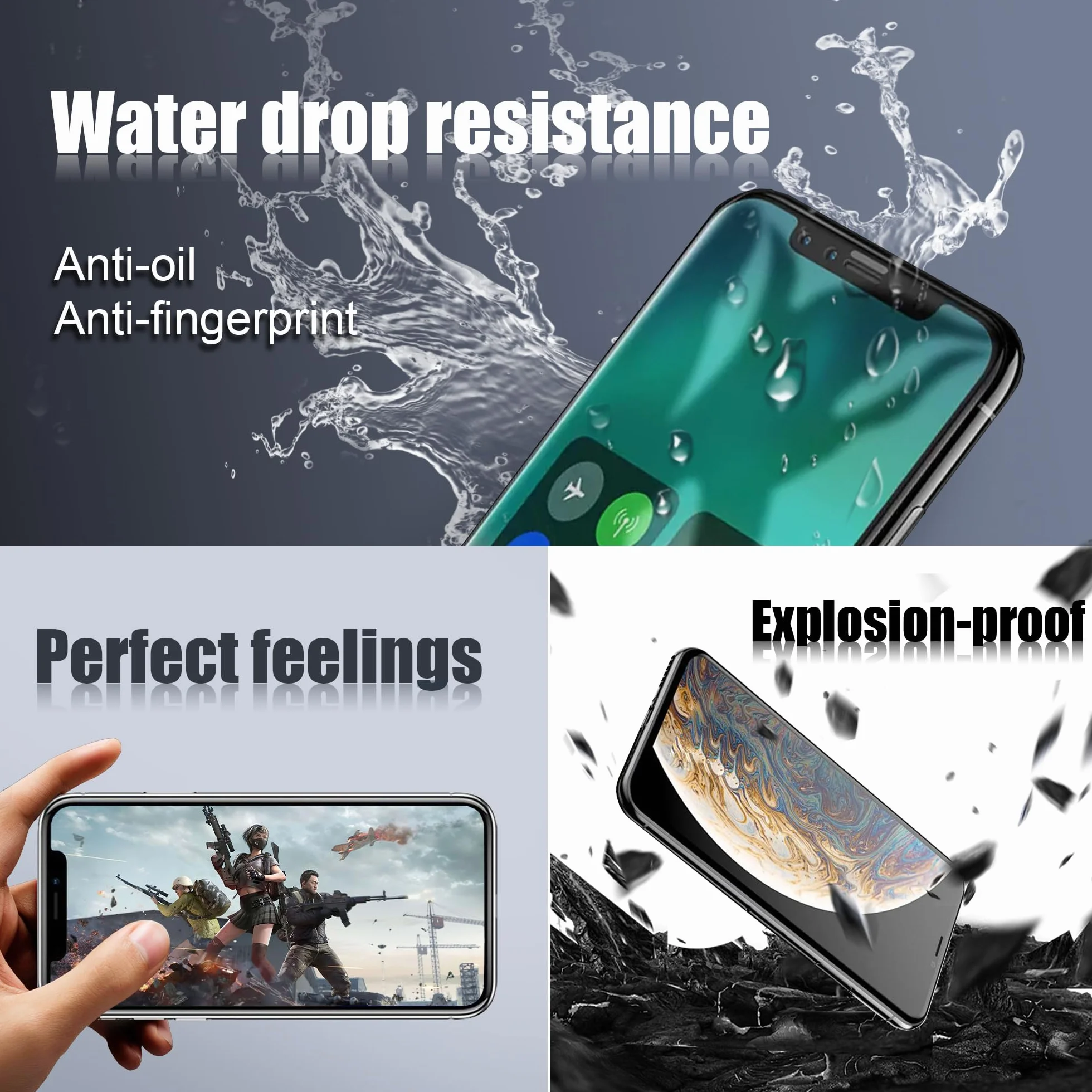 pour iPhone 14 Pro Remplacement de l'écran LCD 6,1 Pouces Assemblage du numériseur de l'écran Écran Tactile,avec Outil de réparation de l'assemblage du Cadre