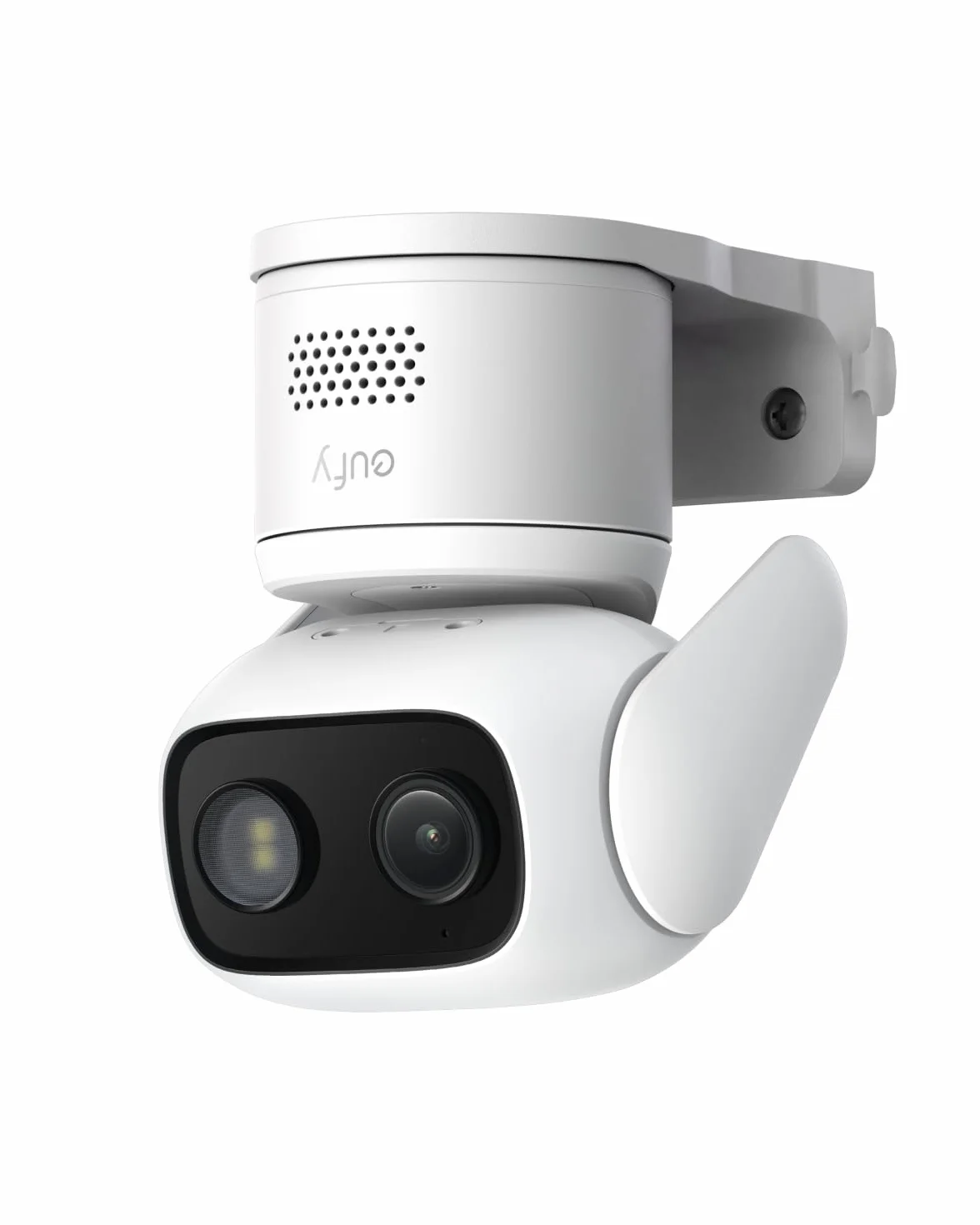 Caméra Filaire eufy C31, caméra extérieure et intérieure 360°, Panorama et Inclinaison, Double antenne, Vision Nocturne Couleur, Stockage Local, sans abonnement, détection IA, Enregistrement continu