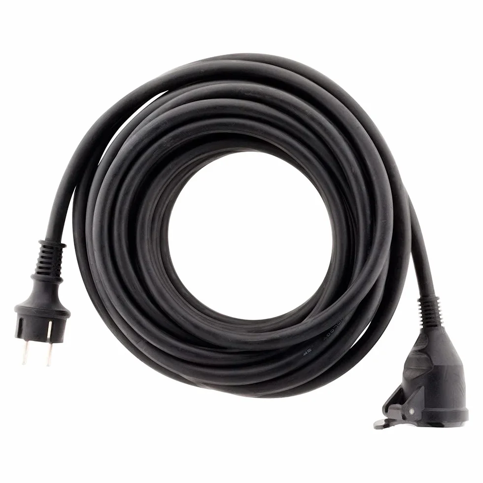 Zenitech Prolongateur Chantier HO7RN-F 16A 3G2,5mm² 10m Noir