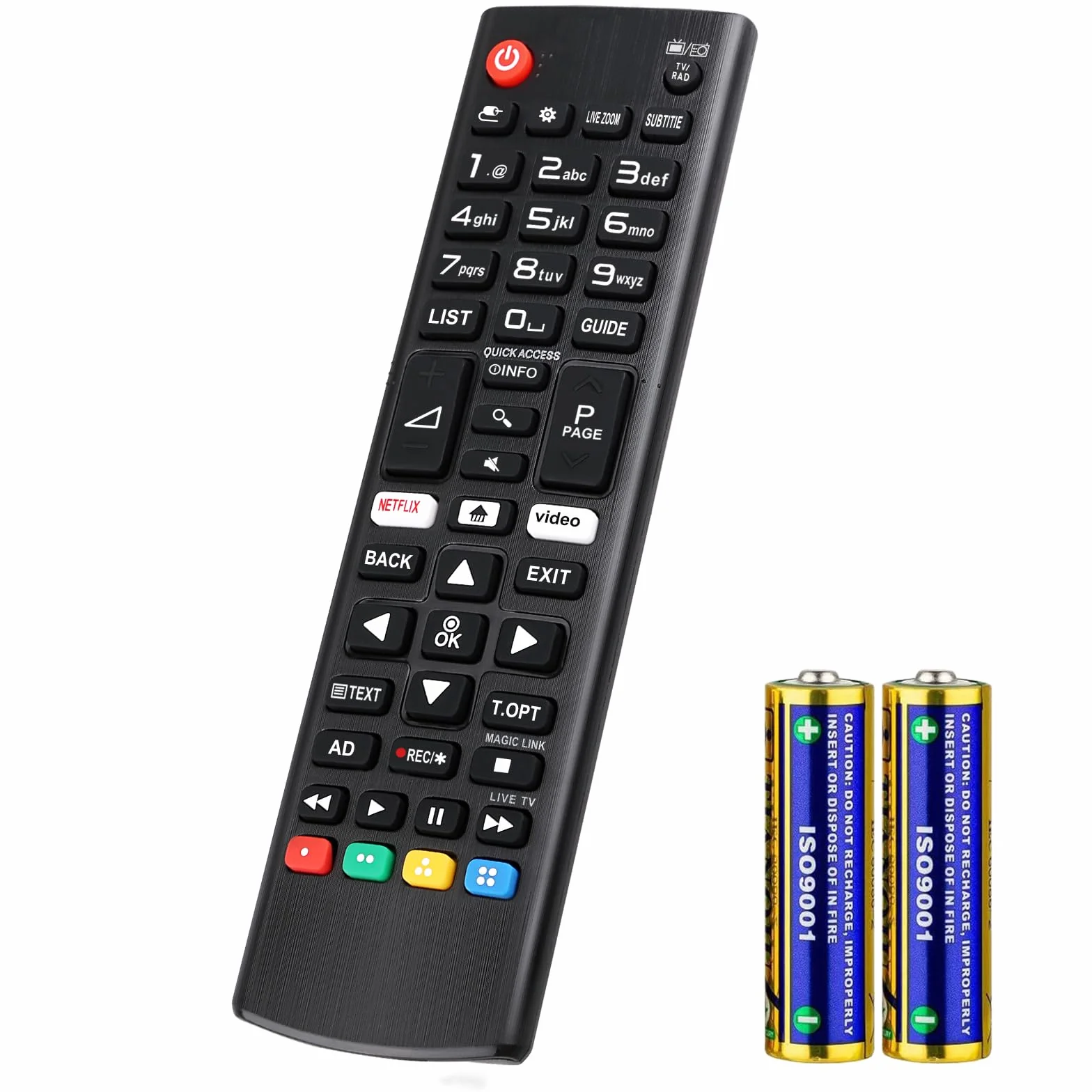 Universelle Telecommande LG Smart TV avec Piles