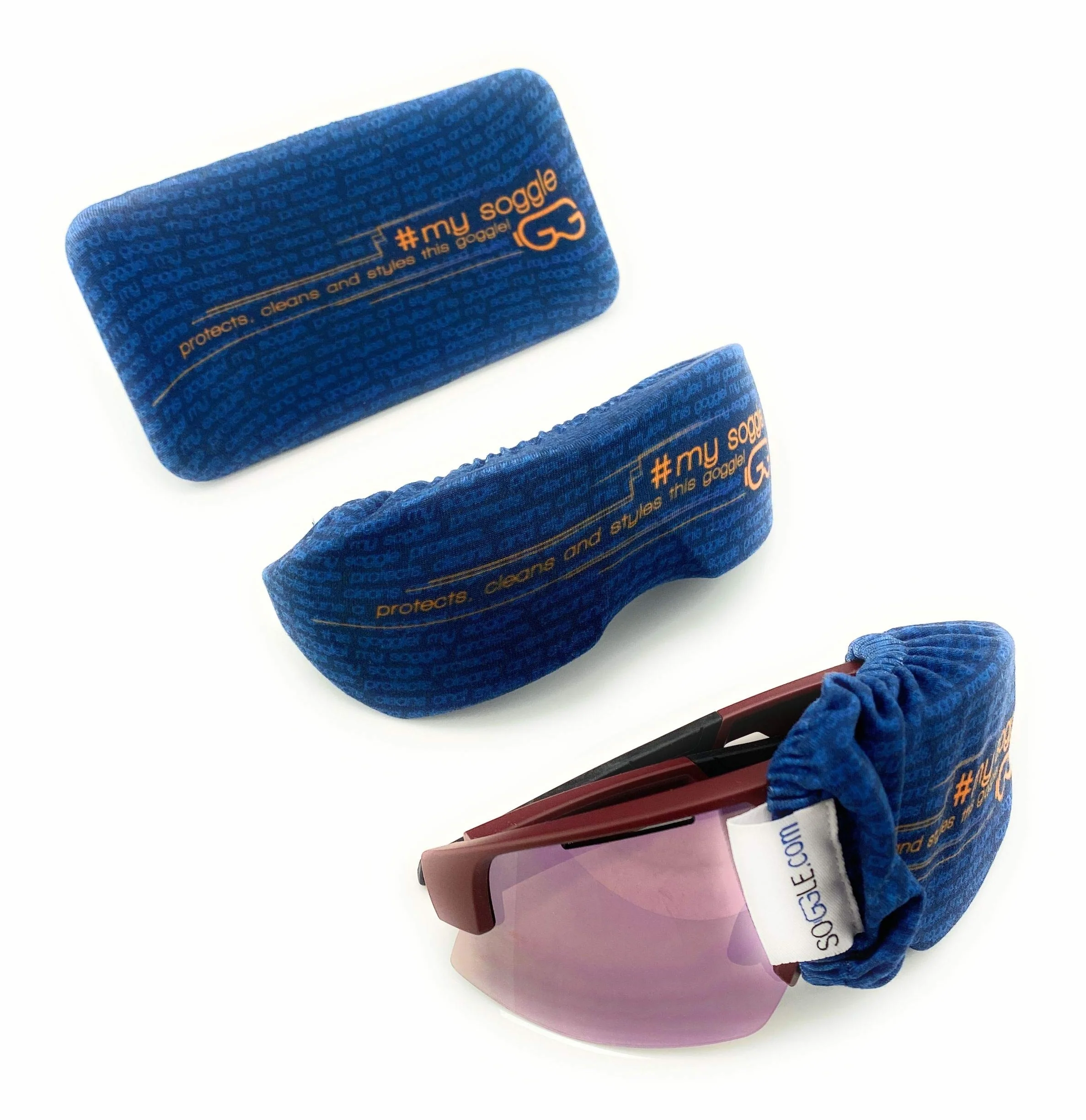 SOGGLE Mini lunettes de protection pour lunettes de sport - Couleur : sunrise