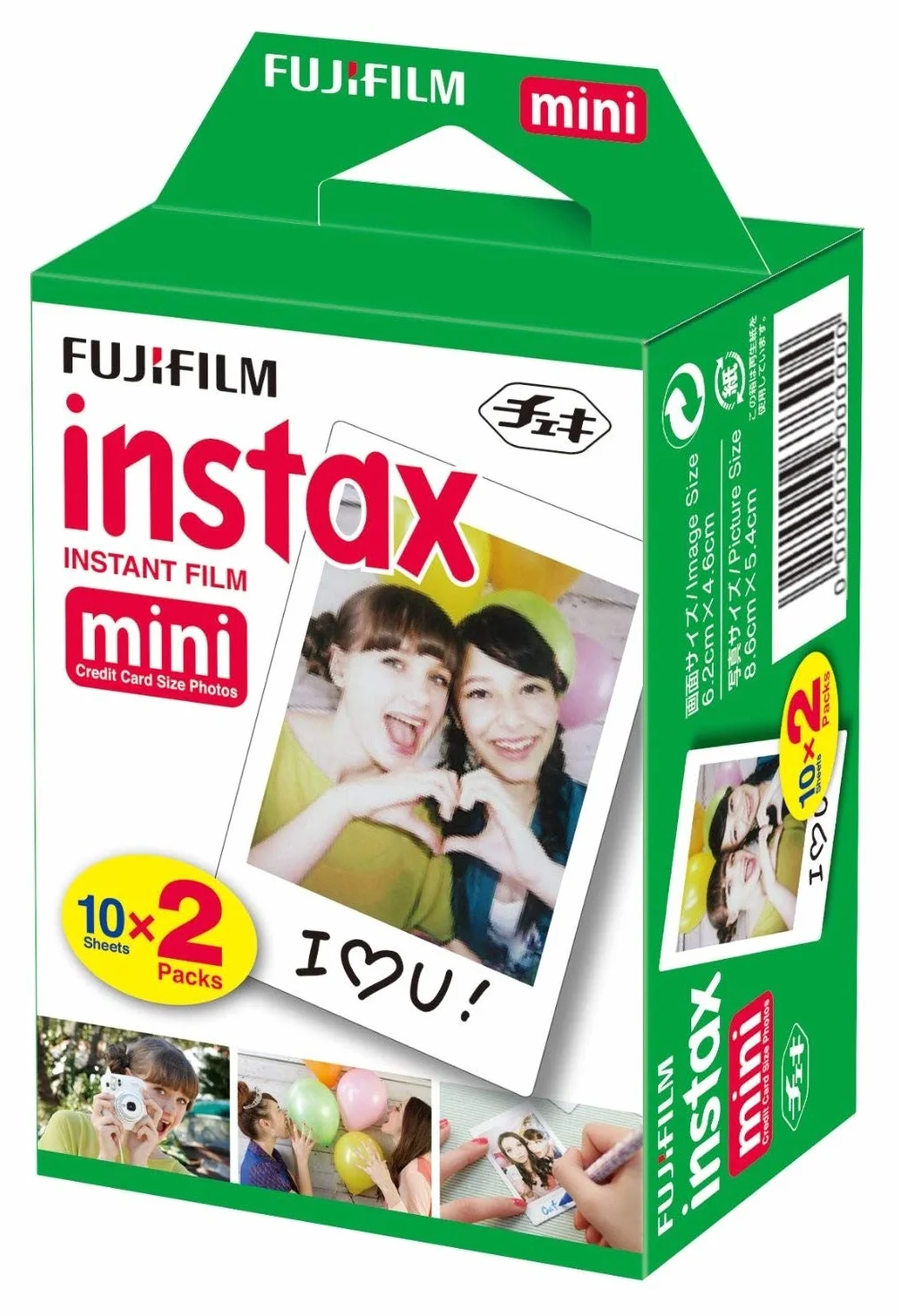 Fujifilm - Instax Mini Film - 40 Photos - Multi Pack blanc